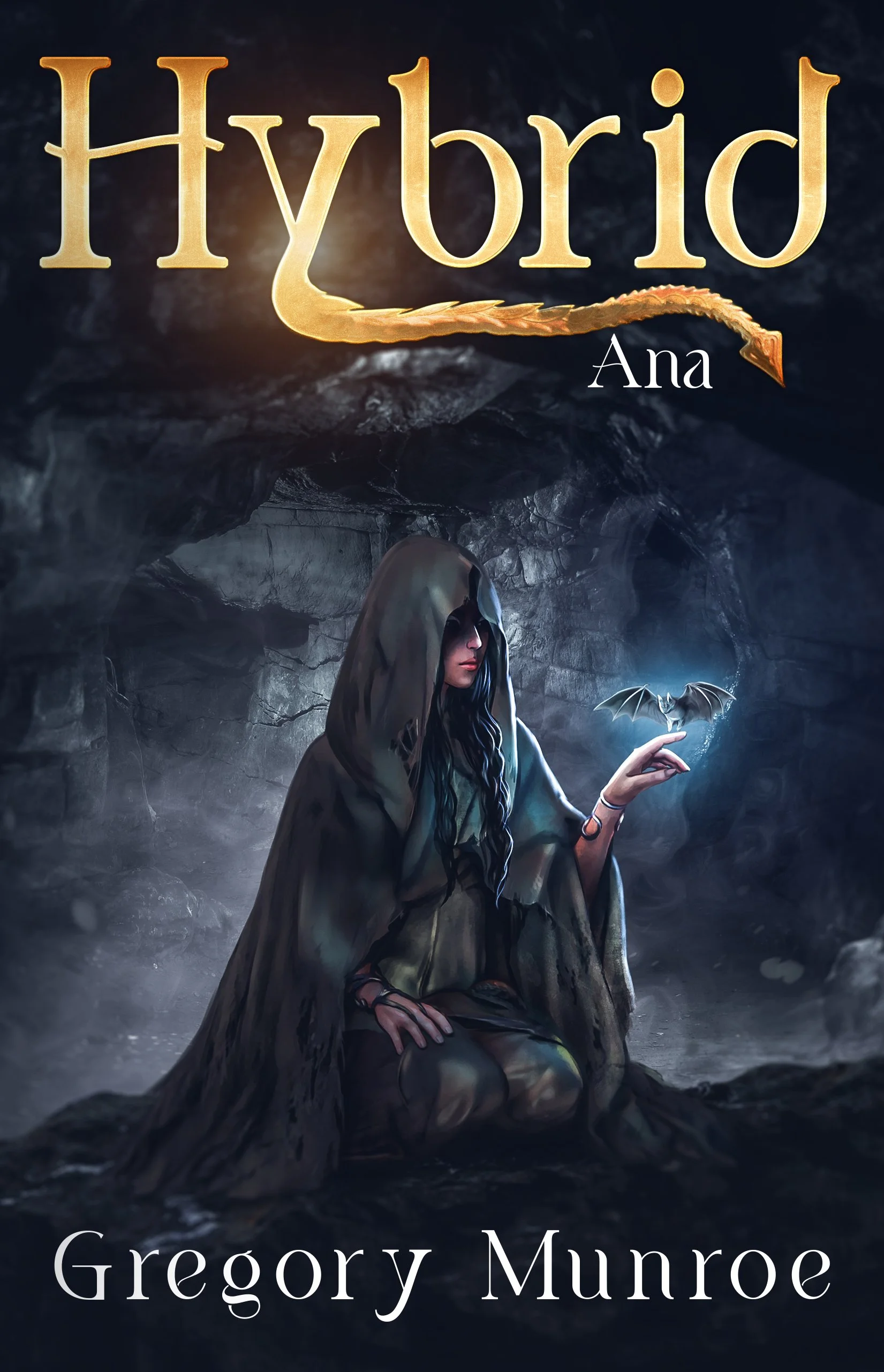 Fantasy Book Cover Featuring Princess holding bat