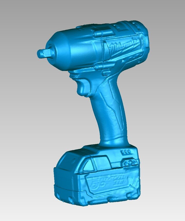 Any @milwaukeetoolsnz fans out there? Here we have the mid size m18 impact driver. Just playing around with the new updated software. This is the post processing part that comes after 3D scanning, to edit and fine tune the 3D model ready for reverse 