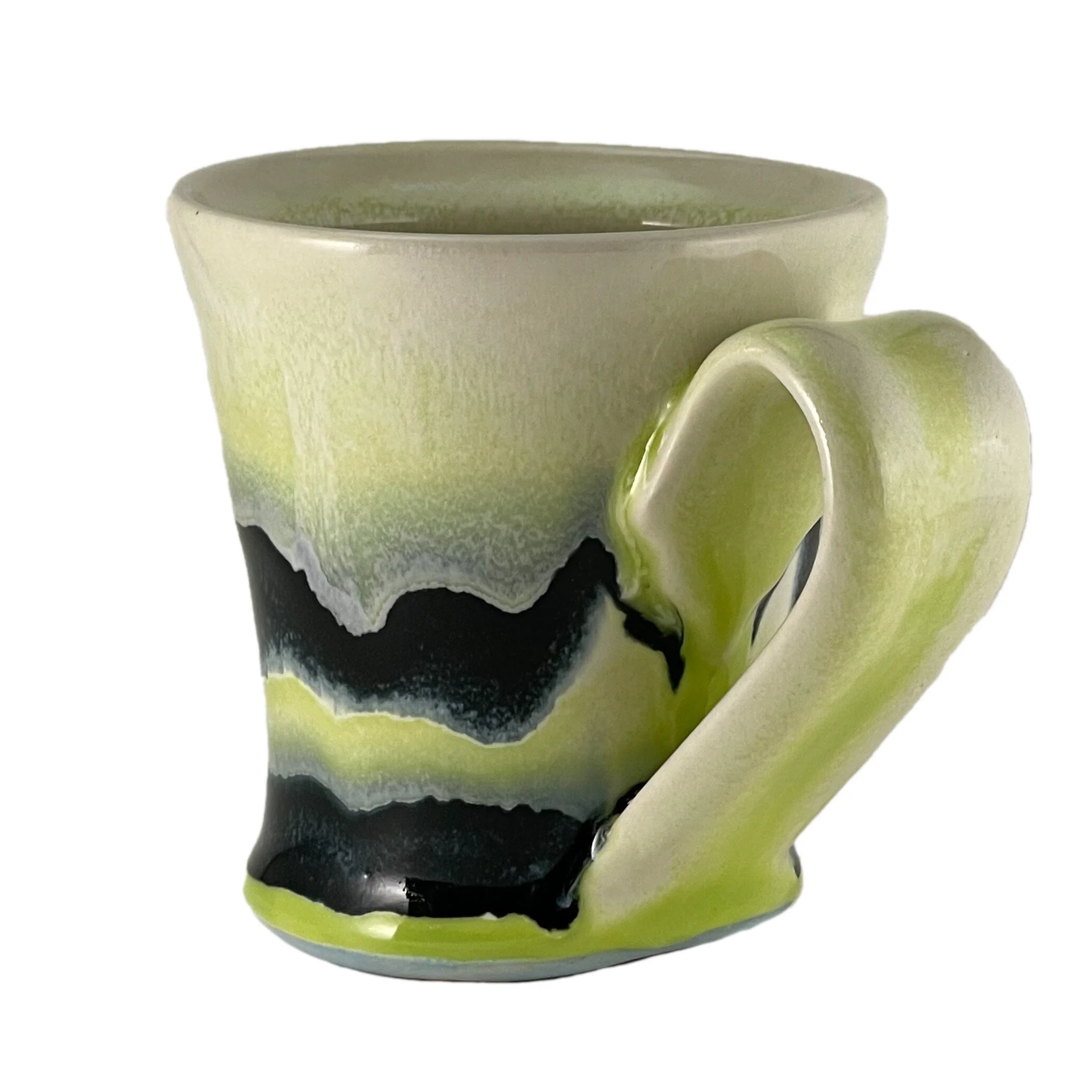 Stripy Mug in Slime