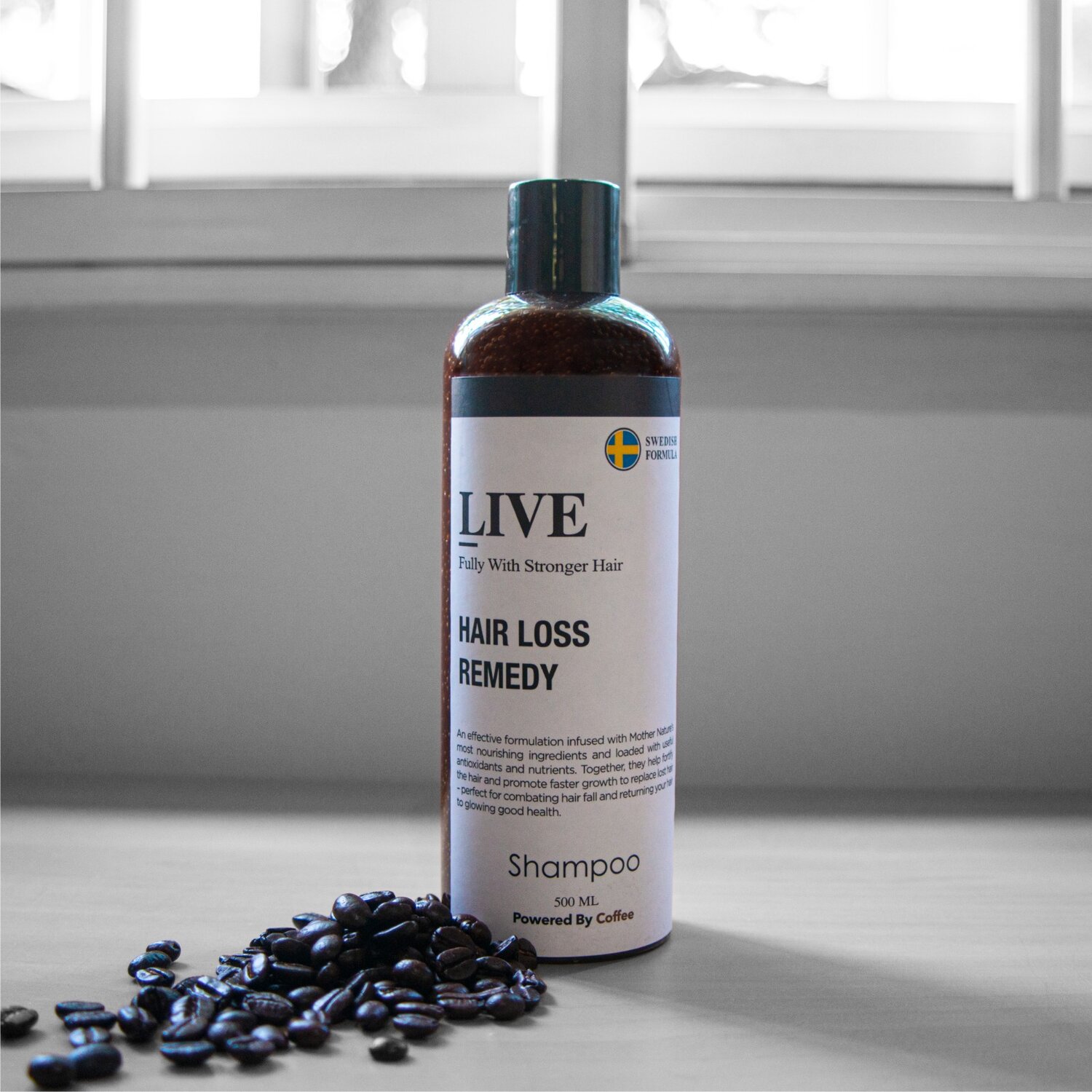 Coffee Shampoo (500ml) — Live Fully