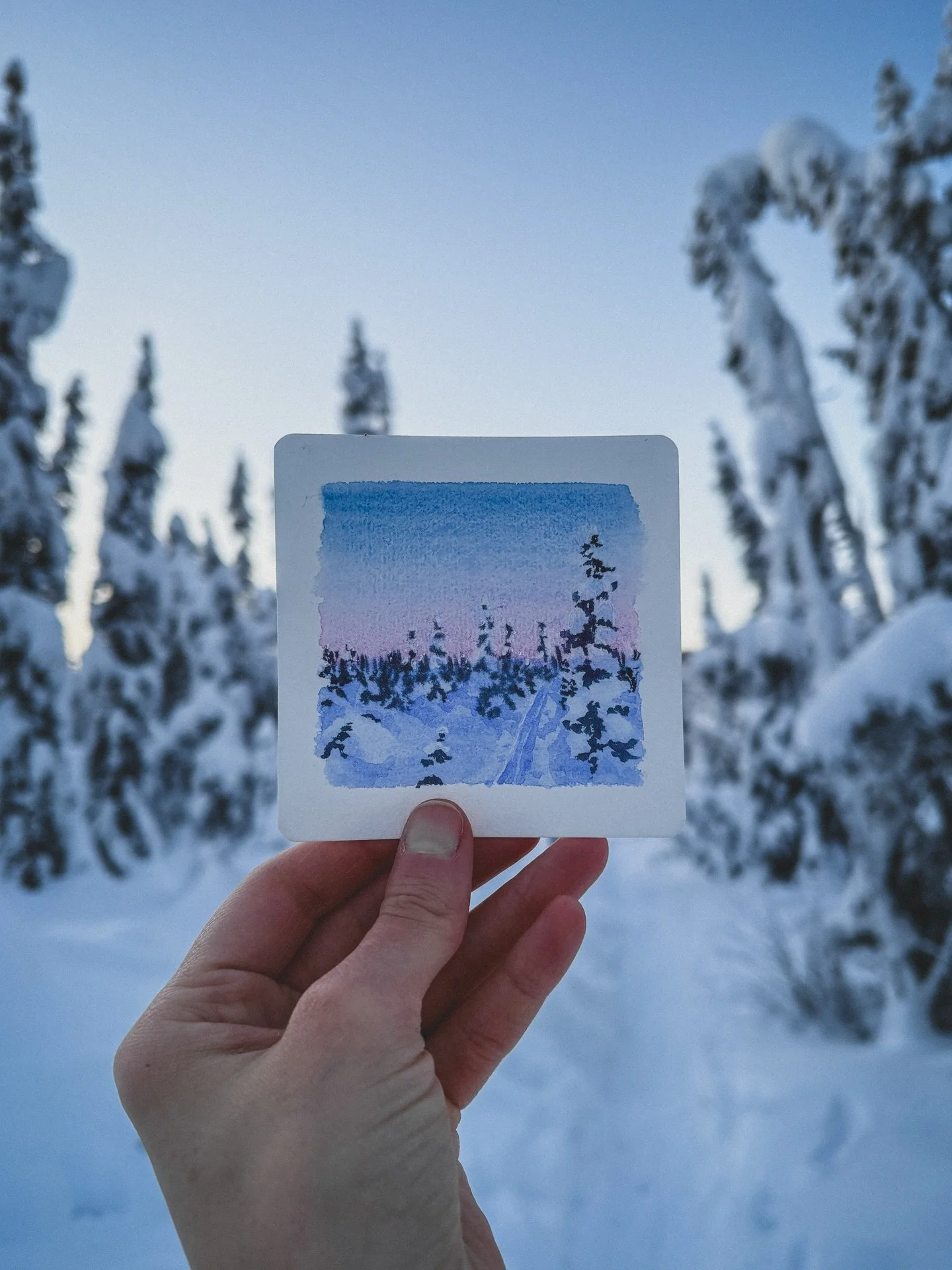 First ski and sketch of 2026 

So much shifts year to year, season to season, even day to day. Lately I&rsquo;ve been thinking about the things that don&rsquo;t just mark time, but anchor us through it - touchstones we return to when things feel new 