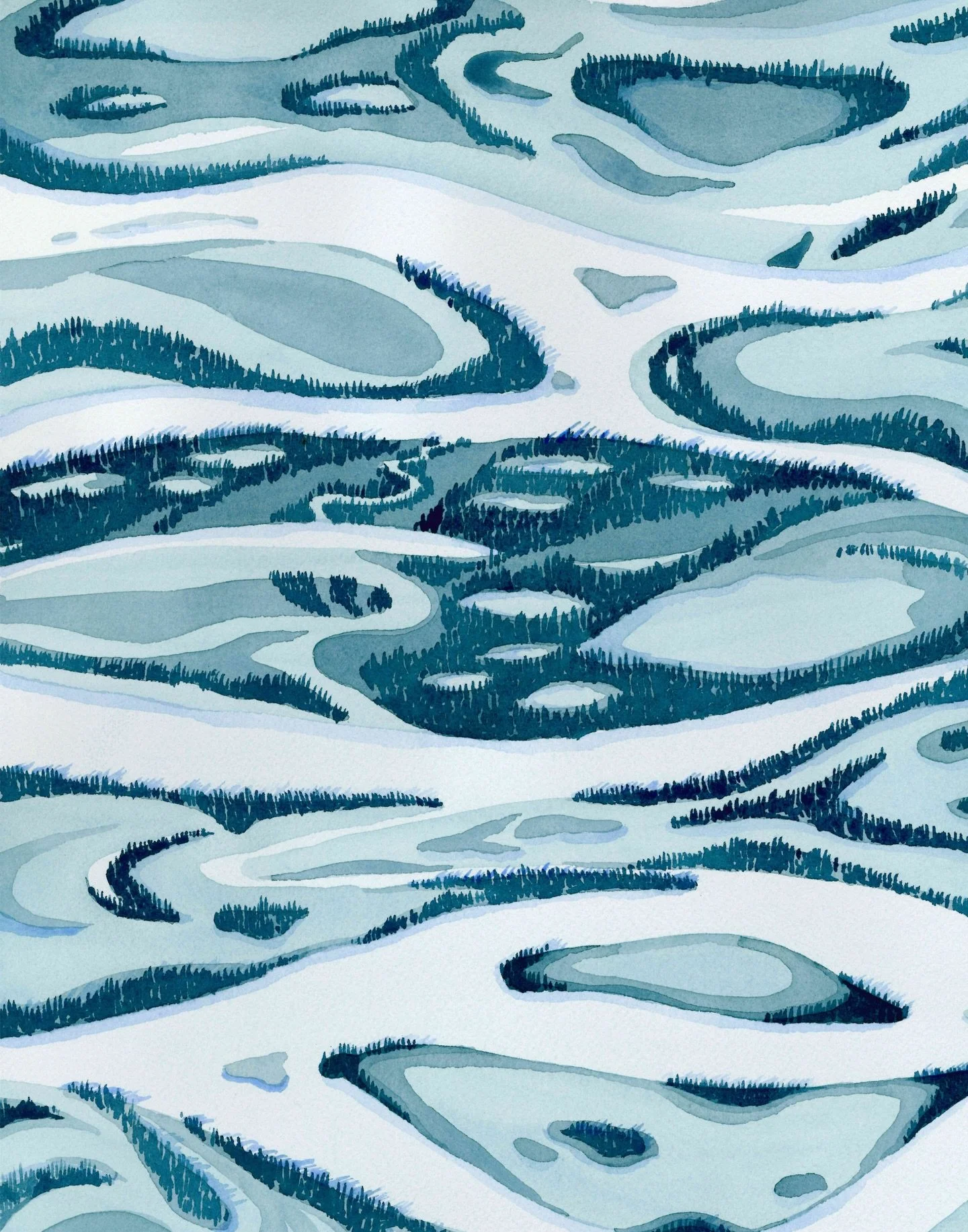 Changing Channels

I&rsquo;ve long been drawn (literally) to the patterns in nature, and few things in my visual rolodex top an aerial view of a river. They&rsquo;re a nod to change as a constant, each braid, bend, and confluence tracing movement acr