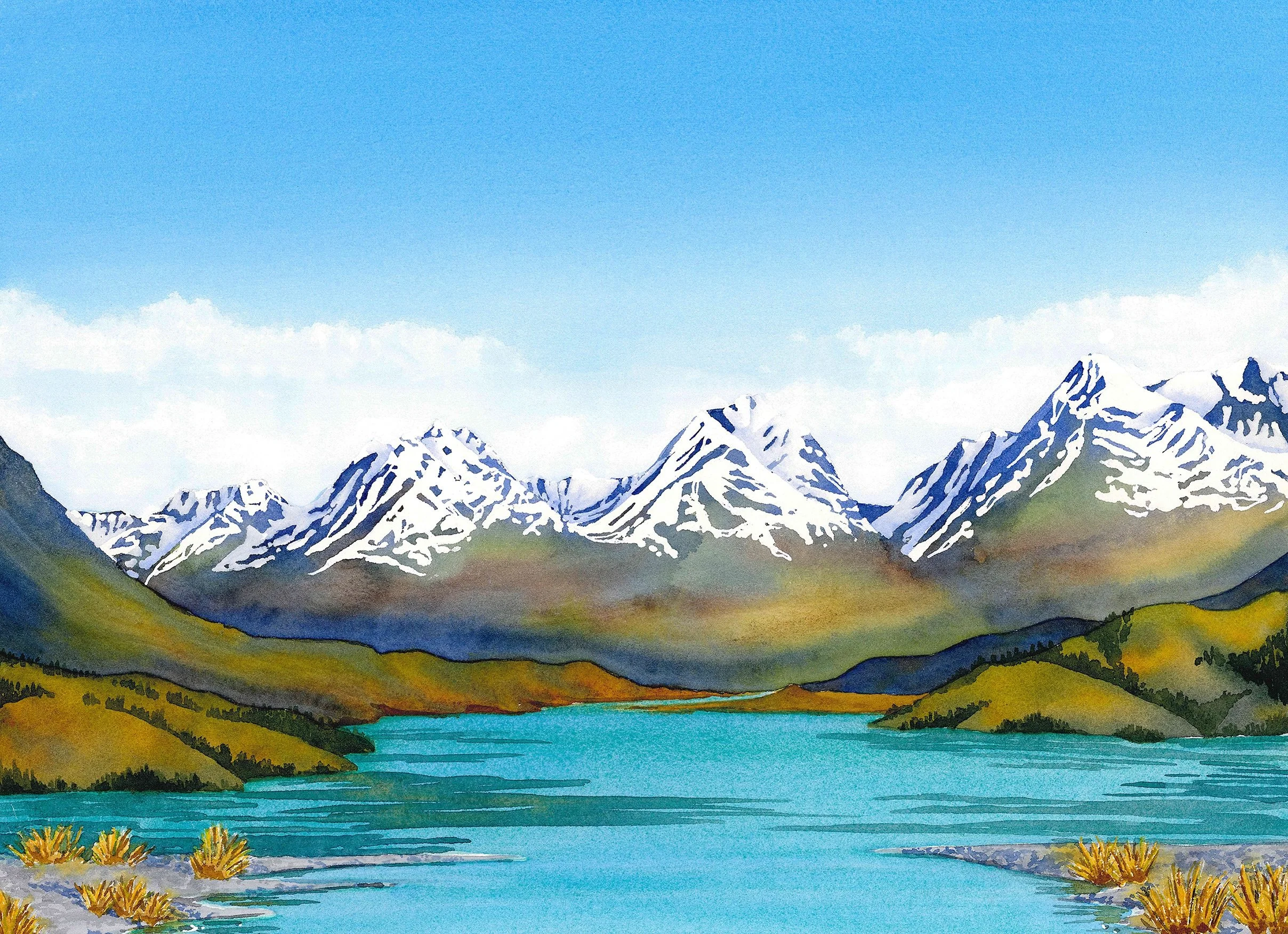 Landscape as a constant reminder of the beauty found in change.

Custom painting for N + E. Thank you for trusting me with this piece!