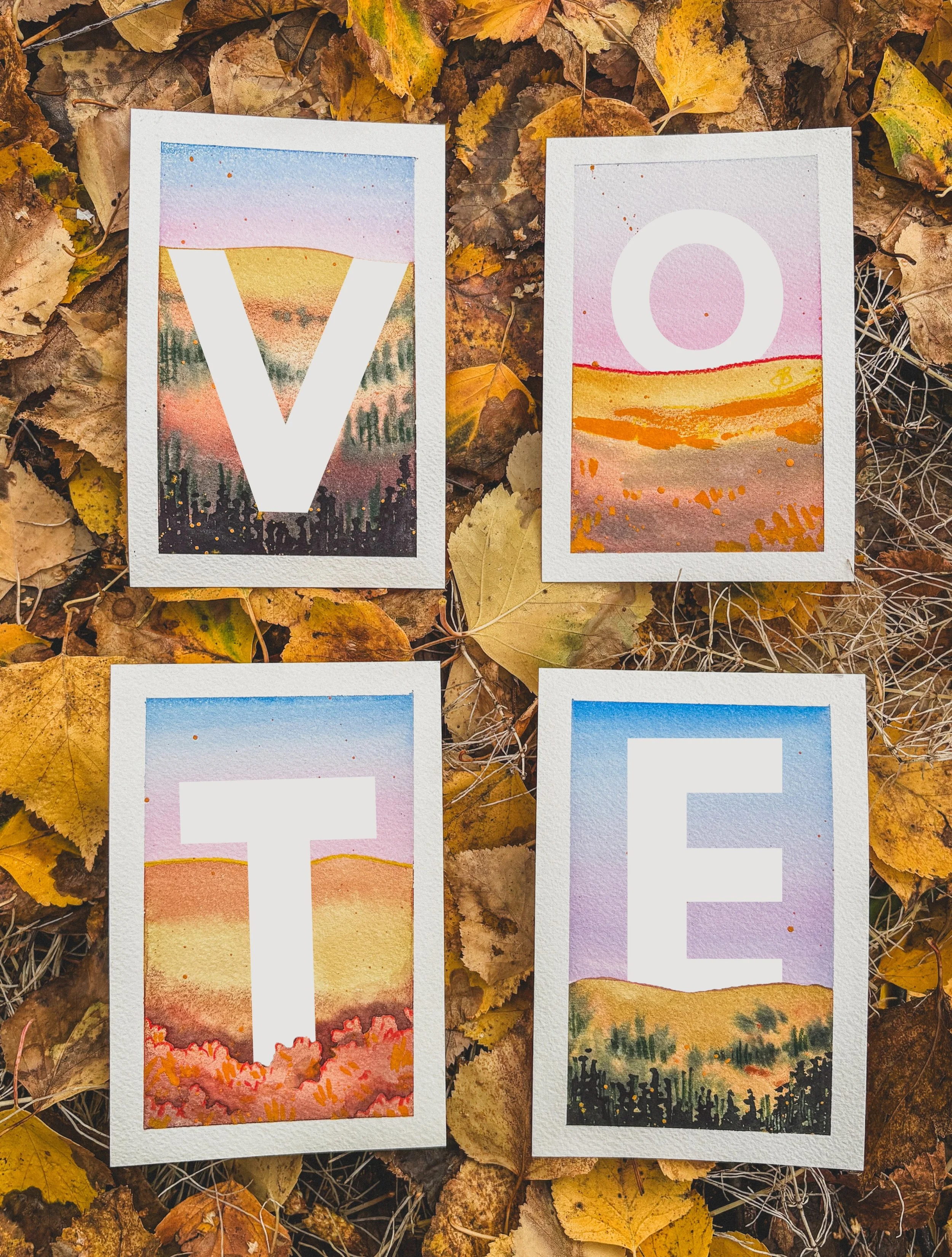 It&rsquo;s time to vote, Fairbanks! 

It&rsquo;s municipal election season and I want to give some of you engaged citizens these small fall originals - here are the details:

1. Get to know the candidates and propositions, and make a voting plan. Pas