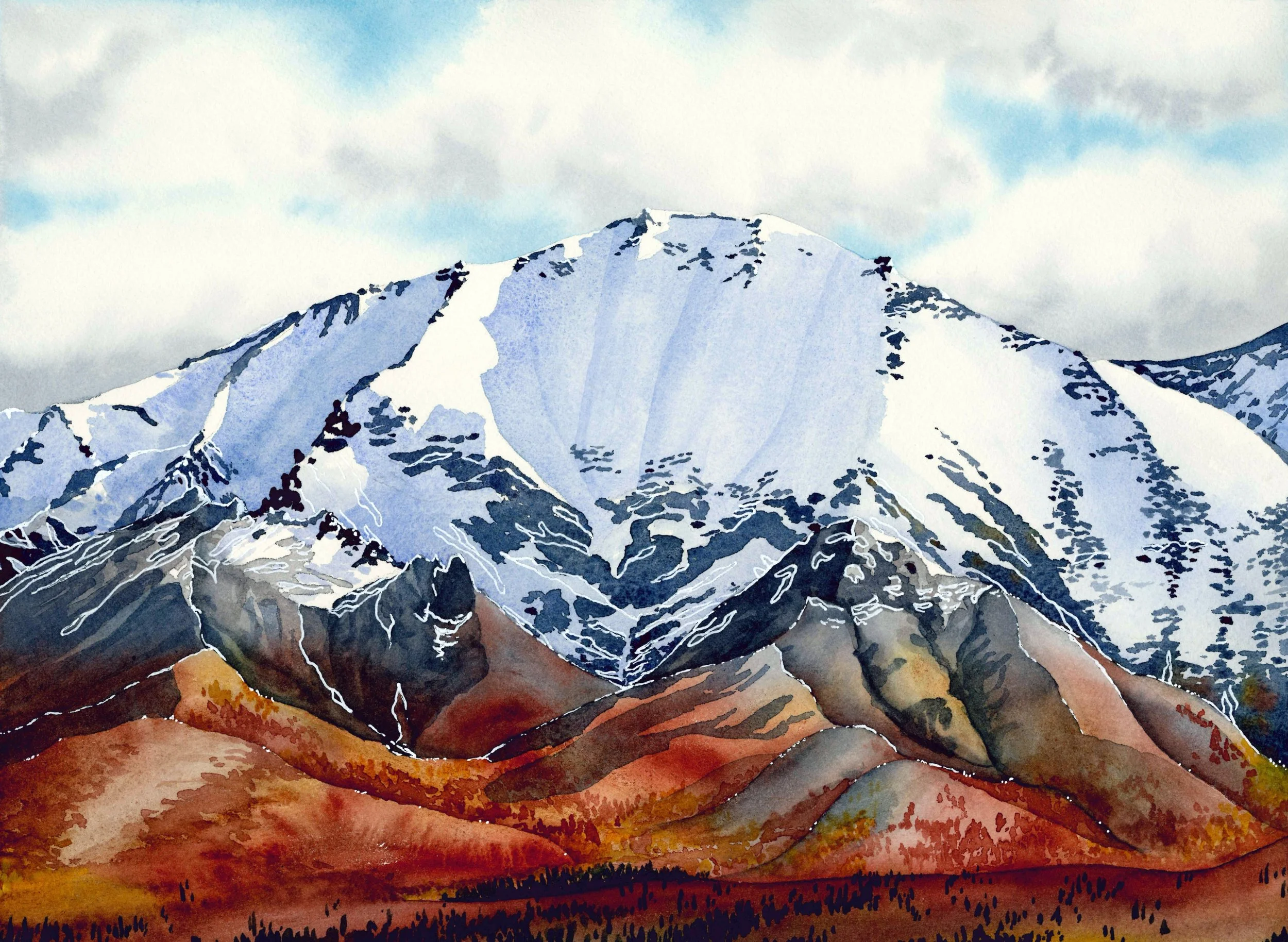 Termination Dust - available now as an 11x14&rdquo; limited edition print in support of Hatcher Pass Avalanche Center.

The mountains hold so much: joy and loss, challenge and connection, solitude and community. Our relationships with them are rarely