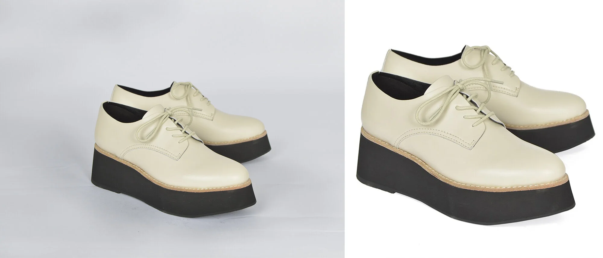 Background removal and retouch