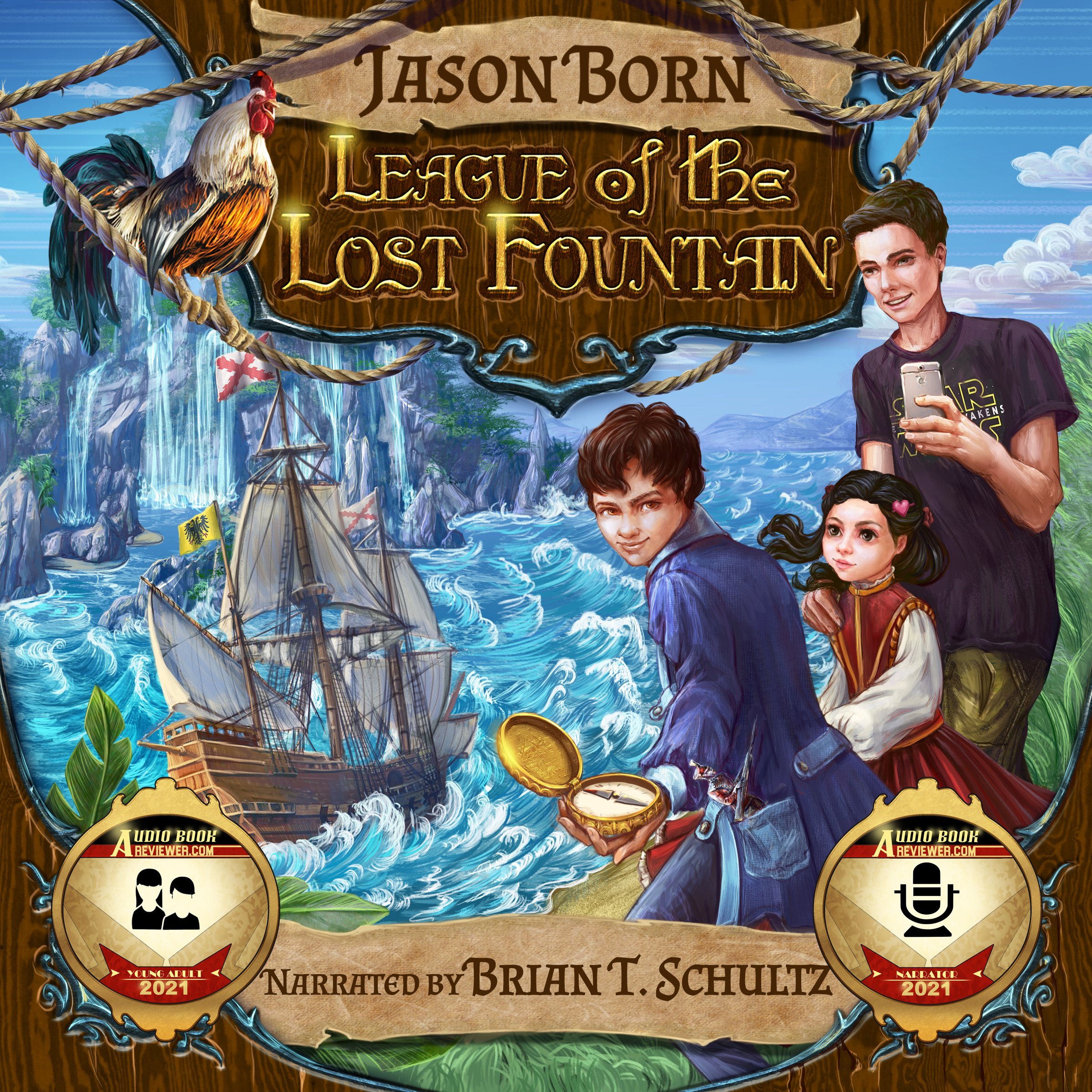 League of the Lost Fountain - Audio Cover w badge SCHULZ.jpg