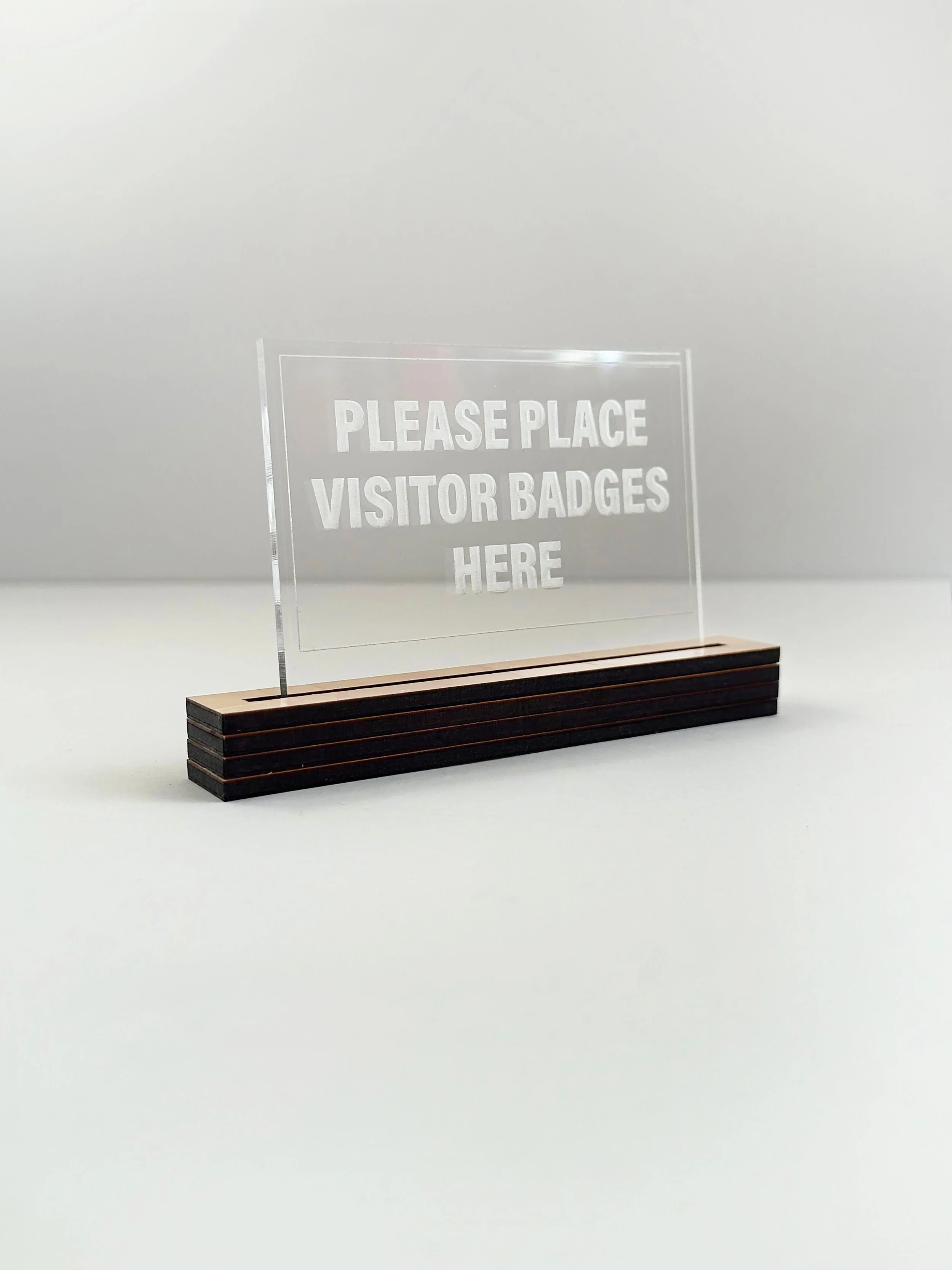 Visitor Badge Sign — CENTRAL