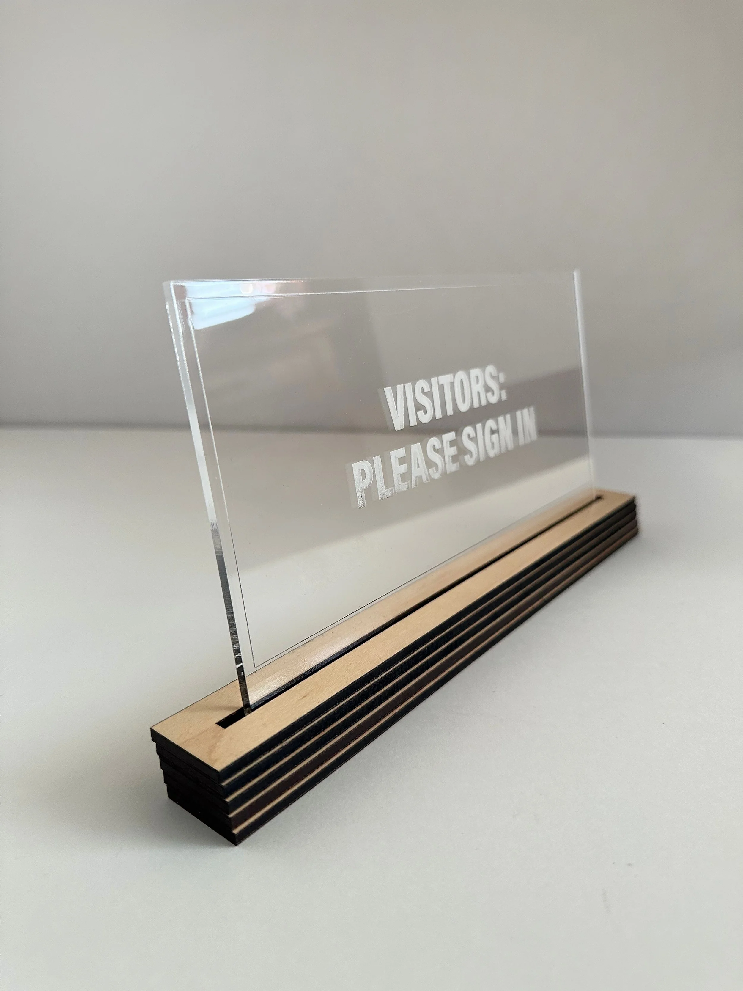 Visitors Please Sign In Sign — CENTRAL