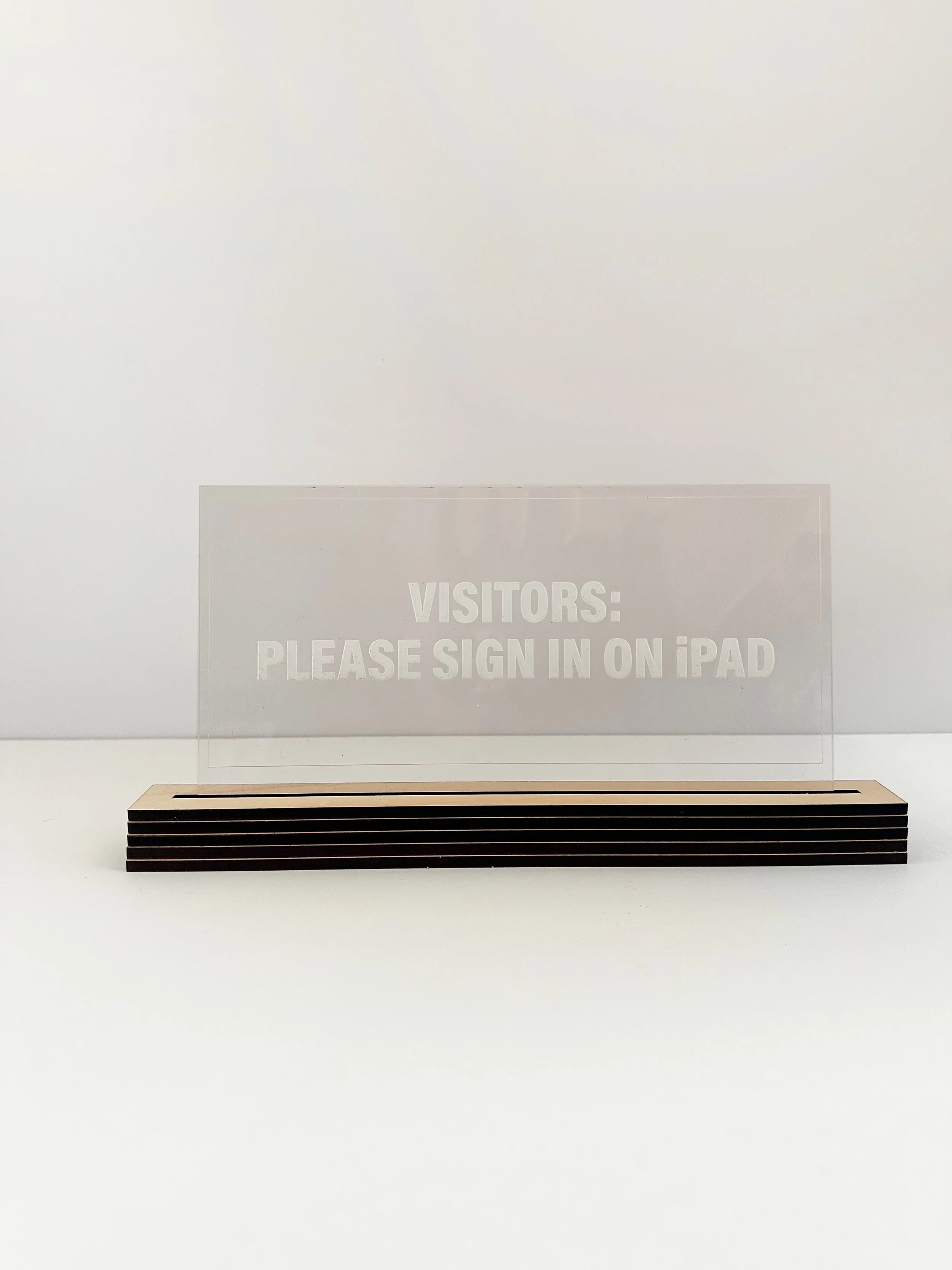 Visitors Please Sign In Sign — CENTRAL