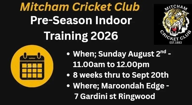 MCC Pre-Season Indoor Training 2026