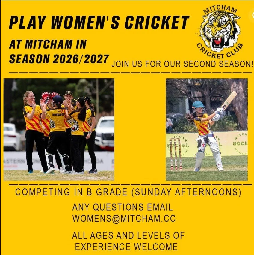 Play Womens Cricket at Mitcham CC