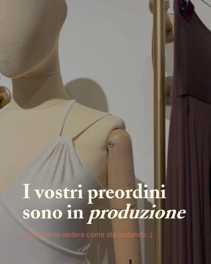 S&igrave;, i vostri ordini sono in produzione. 
Scorri e ti mostriamo tutto &rarr;

#Preordini #SS26