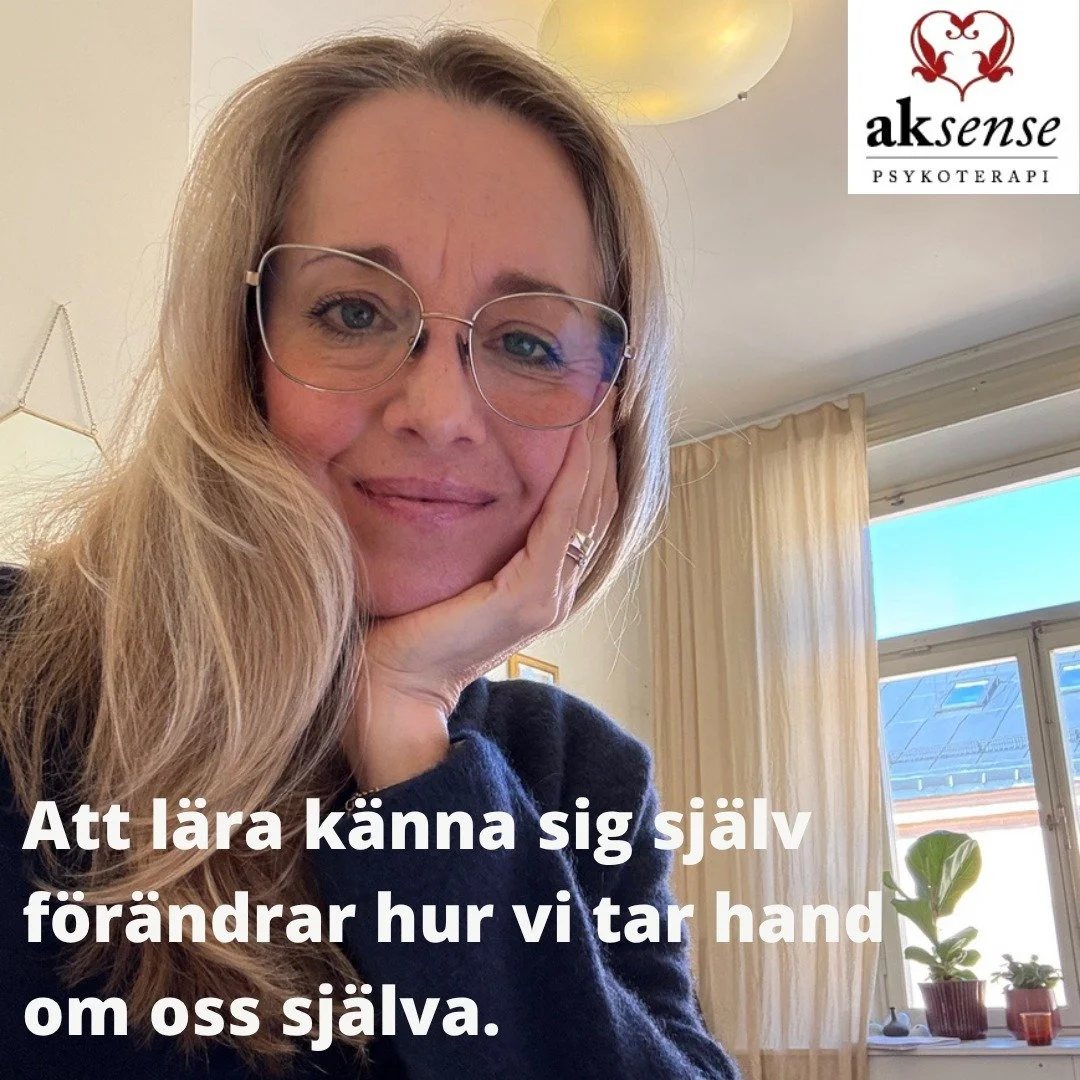 Att l&auml;ra k&auml;nna sig sj&auml;lv &auml;r, enligt min erfarenhet, en av de viktigaste v&auml;garna till b&auml;ttre psykiskt m&aring;ende. 

Inte f&ouml;r att livet blir enkelt eller f&ouml;r att sv&aring;ra k&auml;nslor f&ouml;rsvinner, utan f