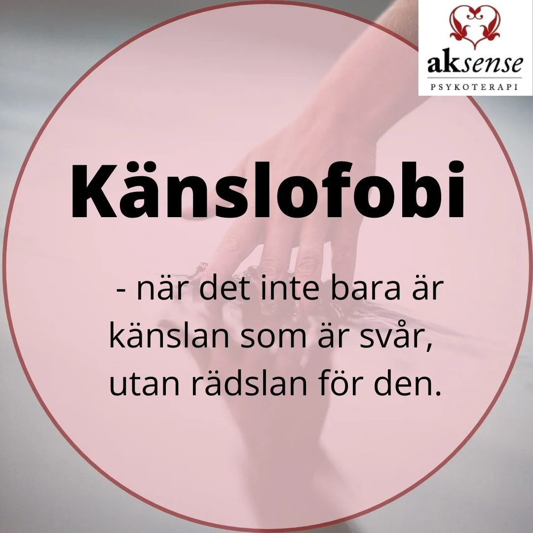 Har du varit med om att du &ldquo;inte k&auml;nner s&aring; mycket&rdquo;, men samtidigt fastnar i stress, oro, sj&auml;lvkritik, anpassning eller &ouml;veranalys? D&aring; kan det ibland handla om n&aring;got mer &auml;n bara att livet &auml;r mycke