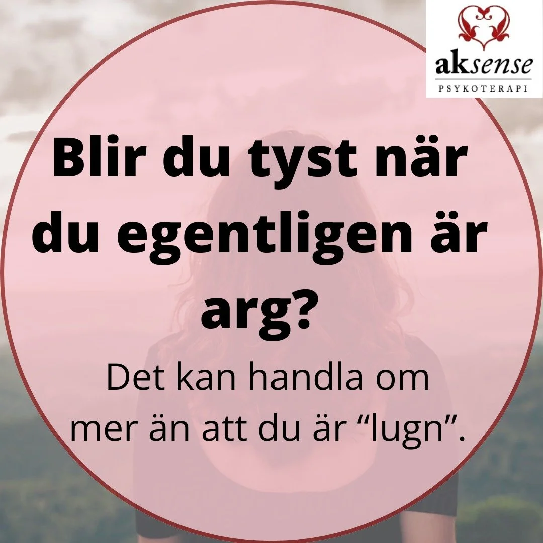 Blir du tyst n&auml;r du egentligen &auml;r arg?

Ilska har ofta d&aring;ligt rykte. M&aring;nga t&auml;nker p&aring; ilska som n&aring;got farligt, okontrollerat eller destruktivt. Men ilska &auml;r i grunden en naturlig k&auml;nsla som kan hj&auml;
