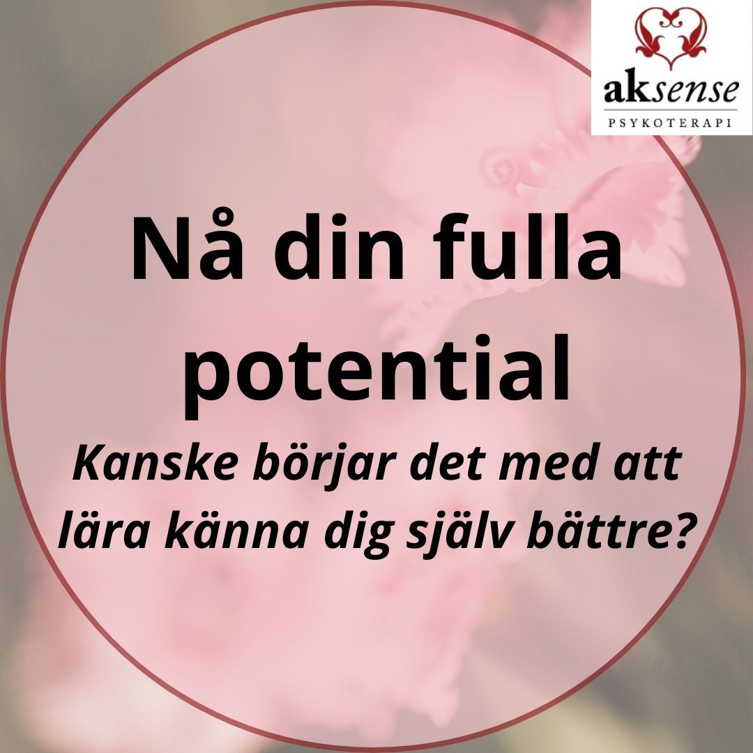 N&aring; din fulla potential 

Nu &auml;r jag tillbaka efter ledigheten &ndash; och jag ser fram emot att &aring;ter f&aring; m&ouml;ta dig som l&auml;ngtar efter f&ouml;r&auml;ndring, st&ouml;rre sj&auml;lvk&auml;nnedom eller en djupare f&ouml;rst&a