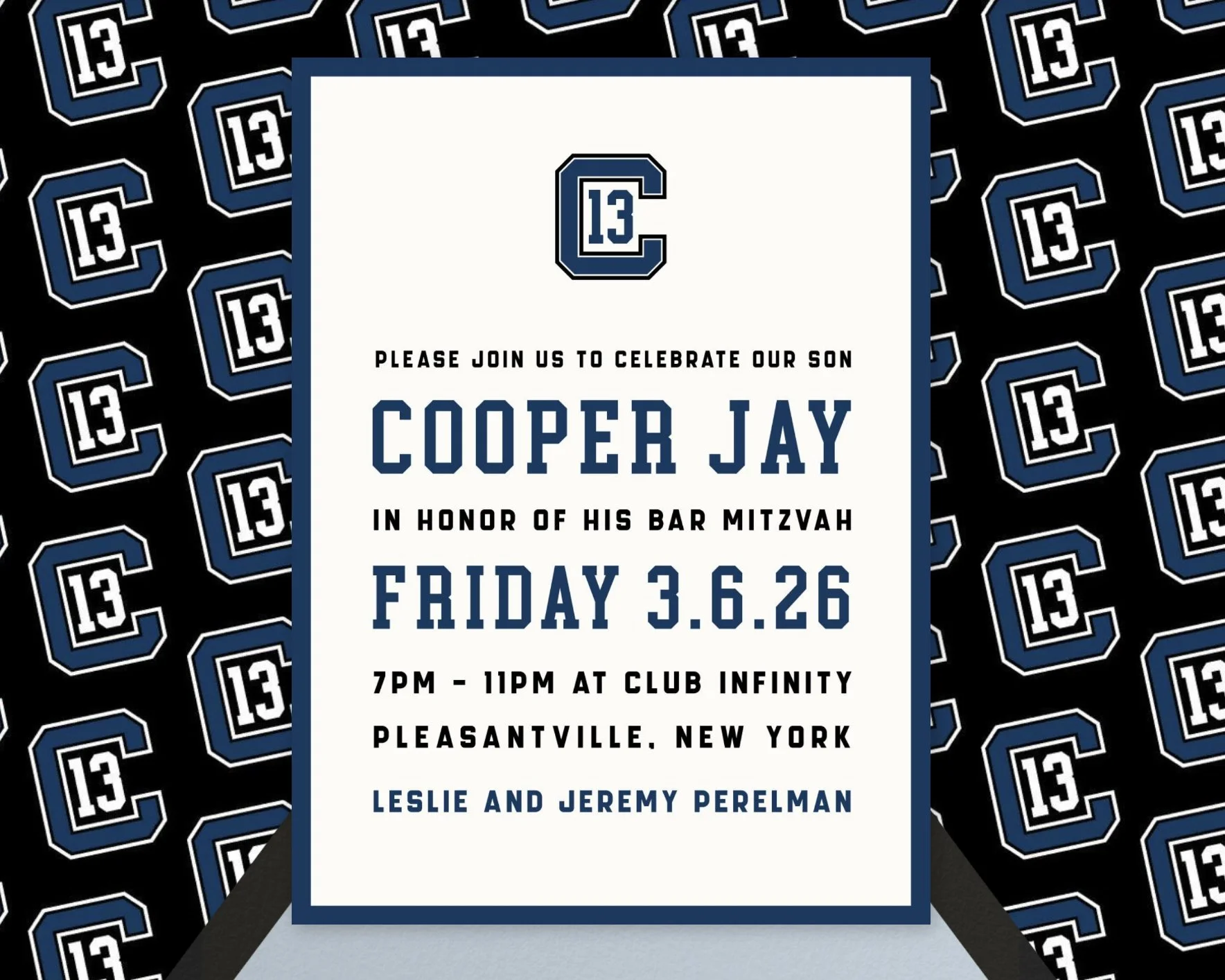 cooper's bar mitzvah