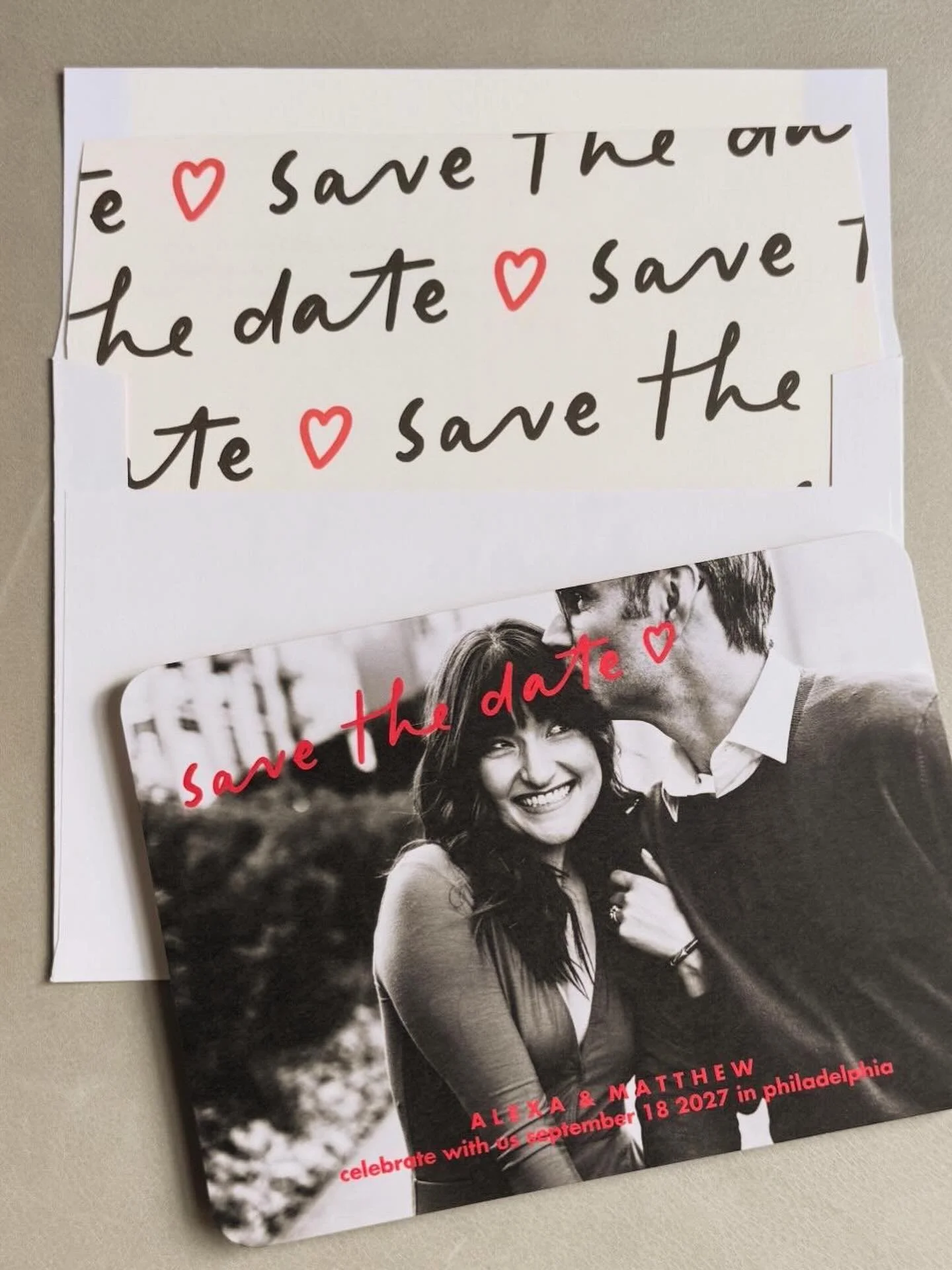 Designing the first impression of your forever. 💘💌

&ldquo;Heartfelt Moment&rdquo; Wedding Save the Date by @robynmillerdesign for @shutterfly

#weddingsavethedate #shutterflydesigner #robynmillerforshutterfly #couplesbranding #weddingdesigner