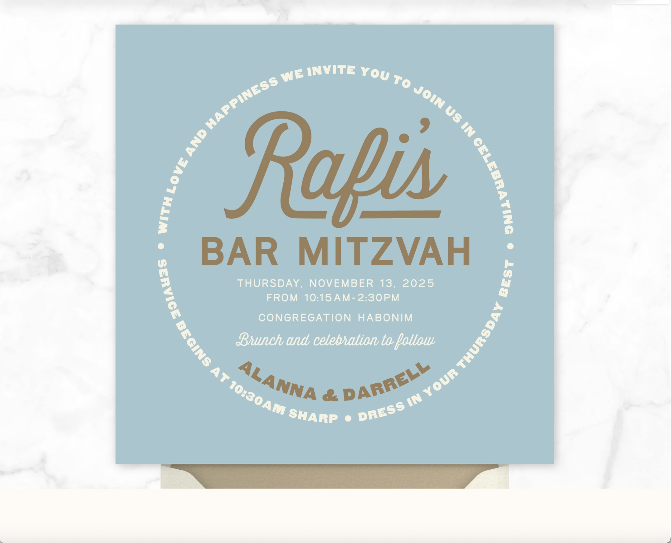 rafi's bar mitzvah