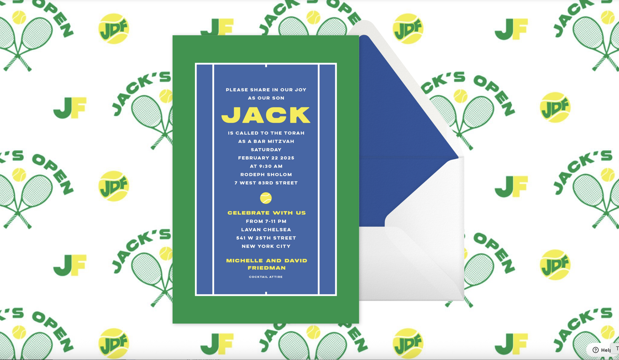 jack's bar mitzvah