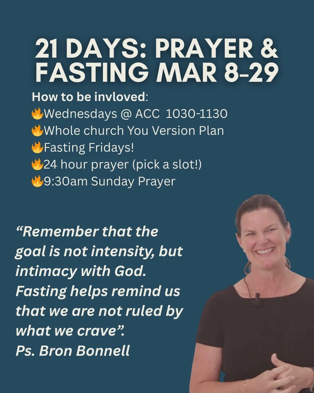 It's not too late to join in on 21 Days of Prayer &amp; Fasting! Head to our website for more info! 
🙏🏼🕊