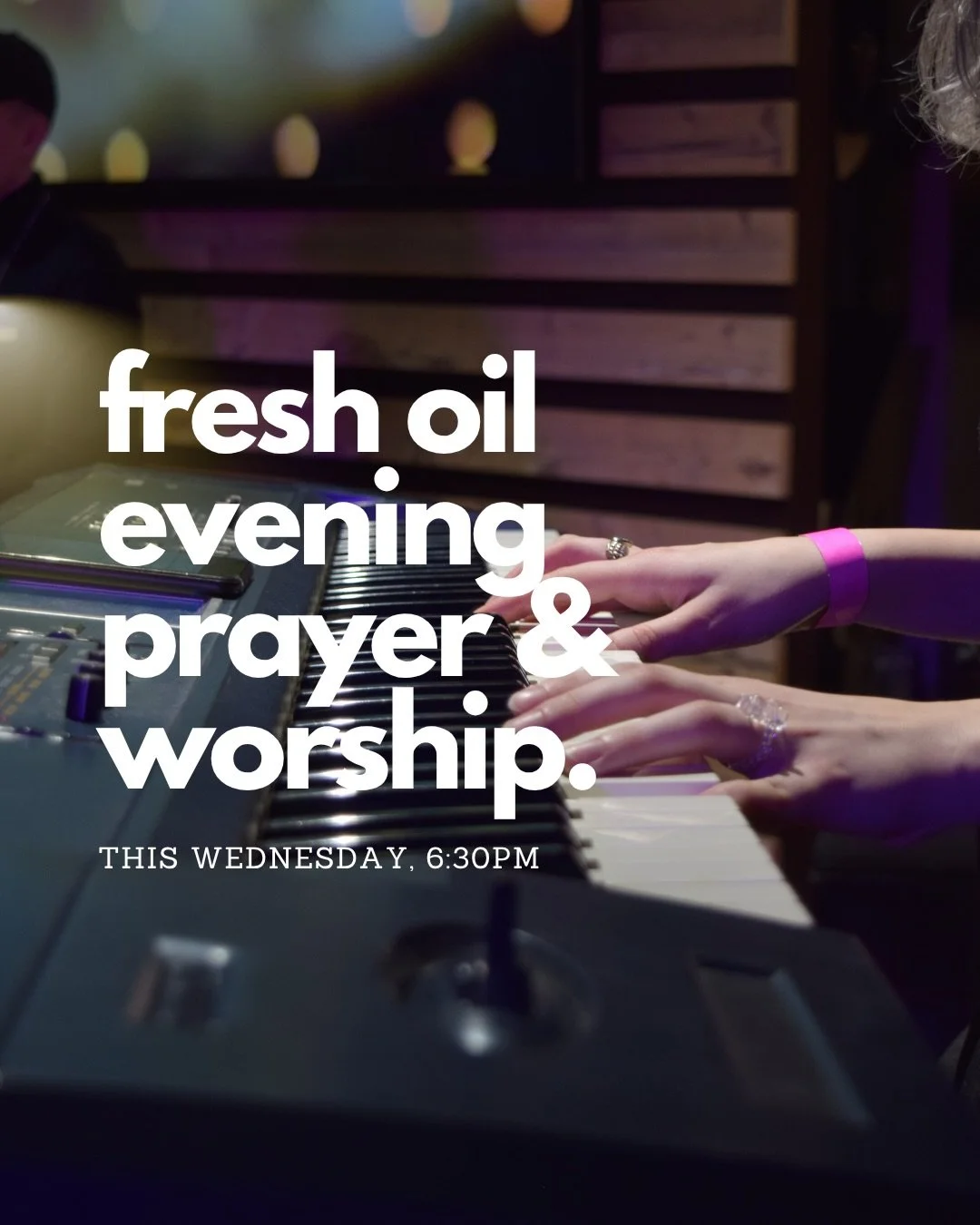 Prayer this week! Don&rsquo;t forget that the auditorium is open Wednesday 10:30-11:30am for personal prayer. 
👇🏼
Join us on Wednesday at 6:30pm or Friday at 9pm to pray and worship with others!