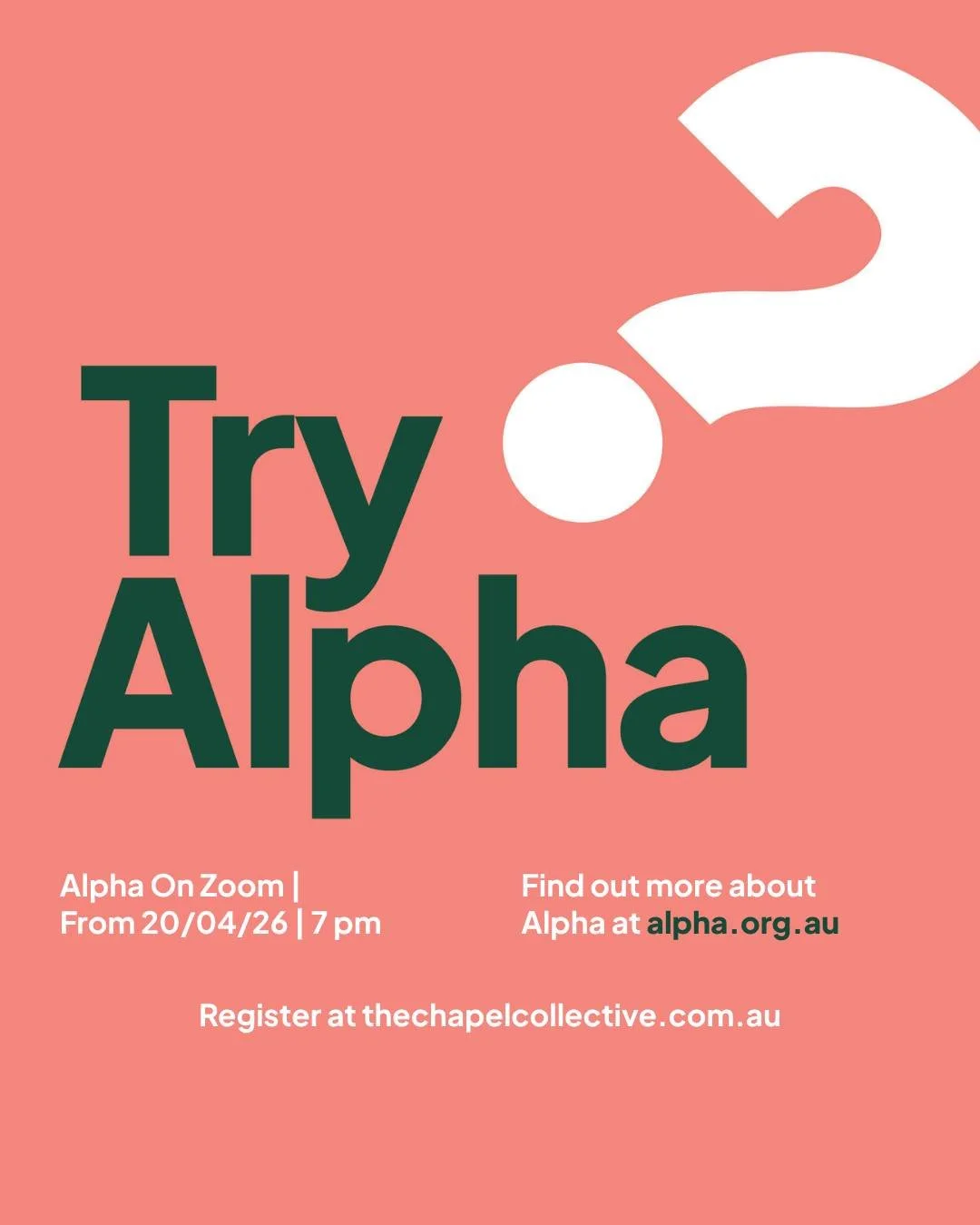 You don&rsquo;t need to have it all figured out to start!
Alpha is for anyone - whether you&rsquo;re curious, new to faith, or just want to reconnect.
Real conversations.
Real people.
Real questions.
💻 Join us online starting April 20
Tag a friend w
