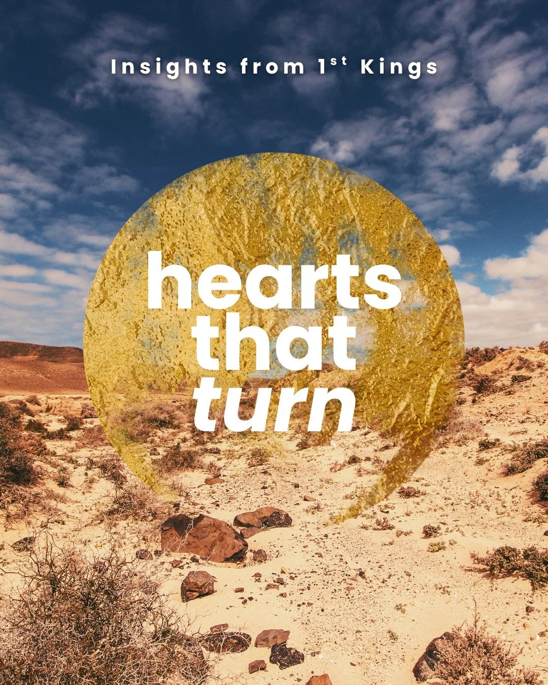 Why do we do what we do? Does ancient history have anything to teach us? 
NEW MINI SERIES starting this Sunday: "Hearts That Turn". See you Sunday!