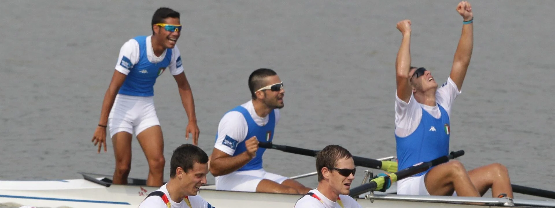 Italian rower ABBAGNALE flies the family flag in Glasgow