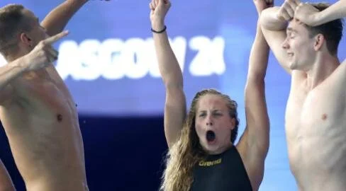 History made at Tollcross as freestyle mixed relay won by Germany
