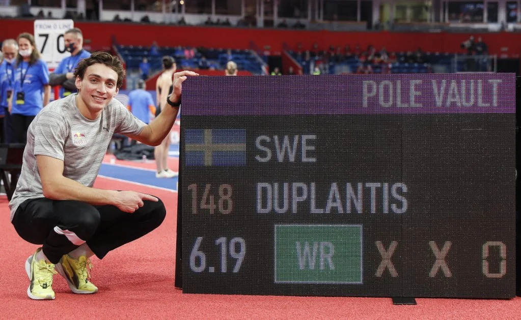 Duplantis Clears 6.19m To Set New Pole Vault World Record