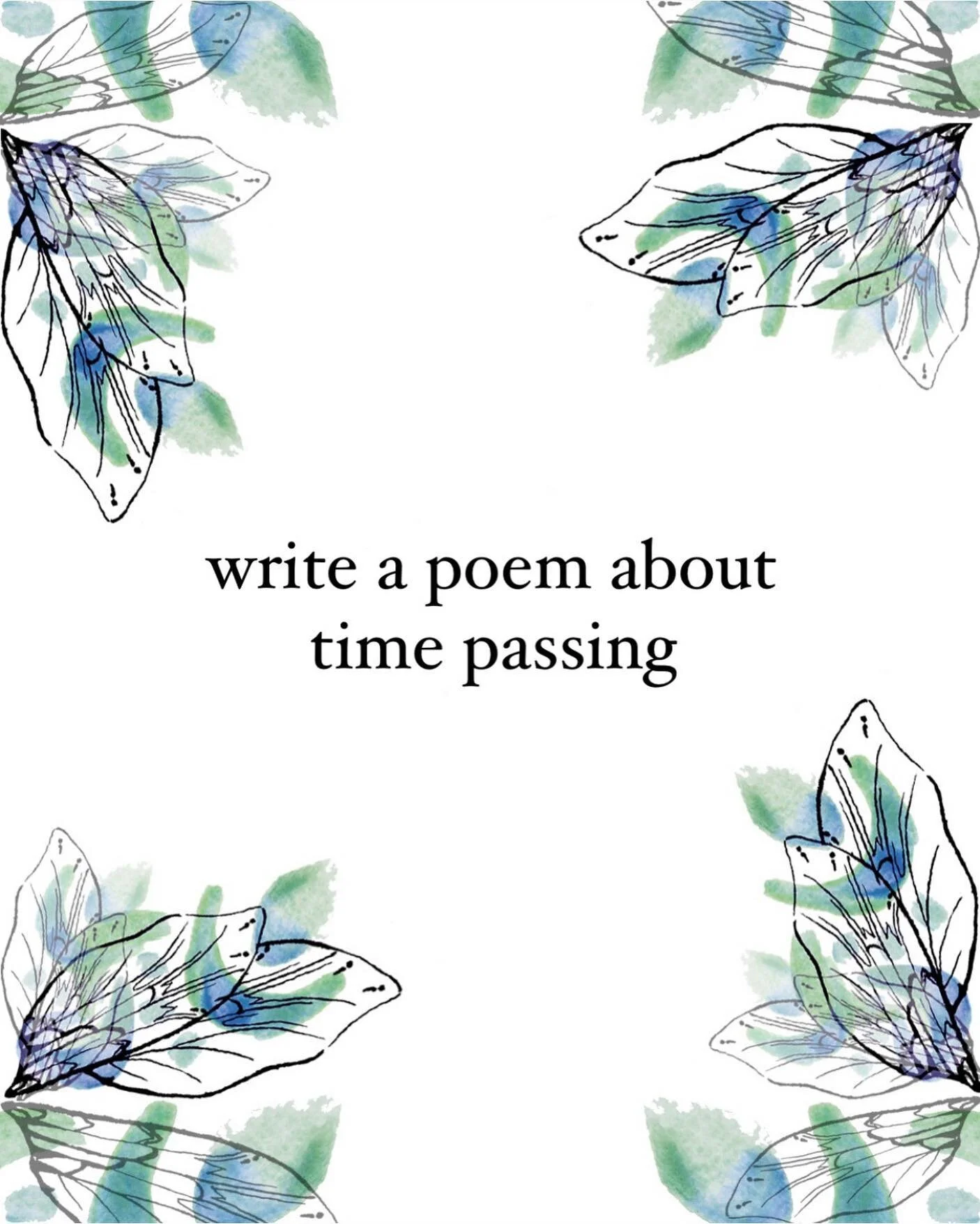 Write a poem about time passing and tag us in your post for the chance to be featured on our Stories 🖋

Don&rsquo;t forget to tell us which prompt you&rsquo;re using!

#poetryprompts