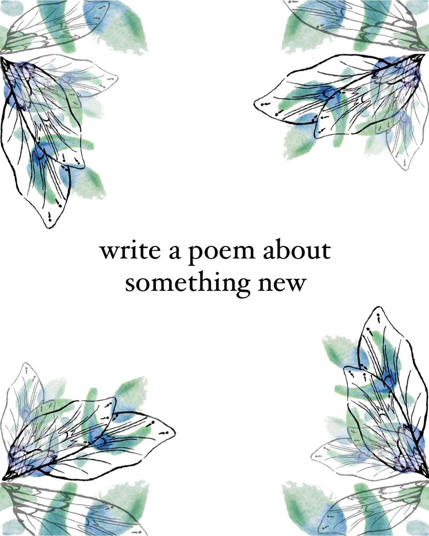 Write a poem about something new, and tag us for the chance to be featured on our Stories 🖋

We don&rsquo;t have any deadlines, so make sure you save this prompt for later!

#poetryprompts