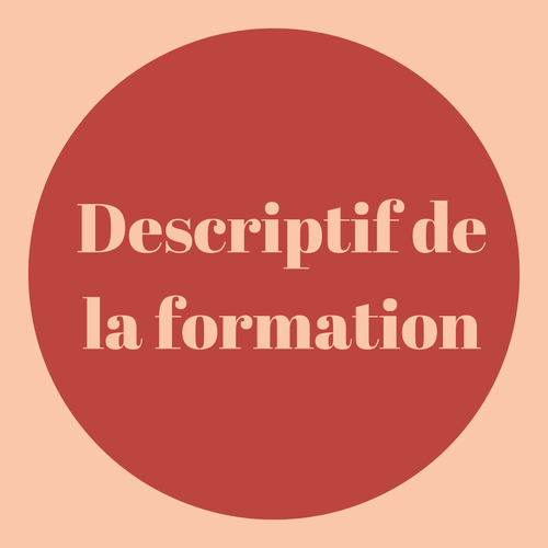 Descriptif de la formation