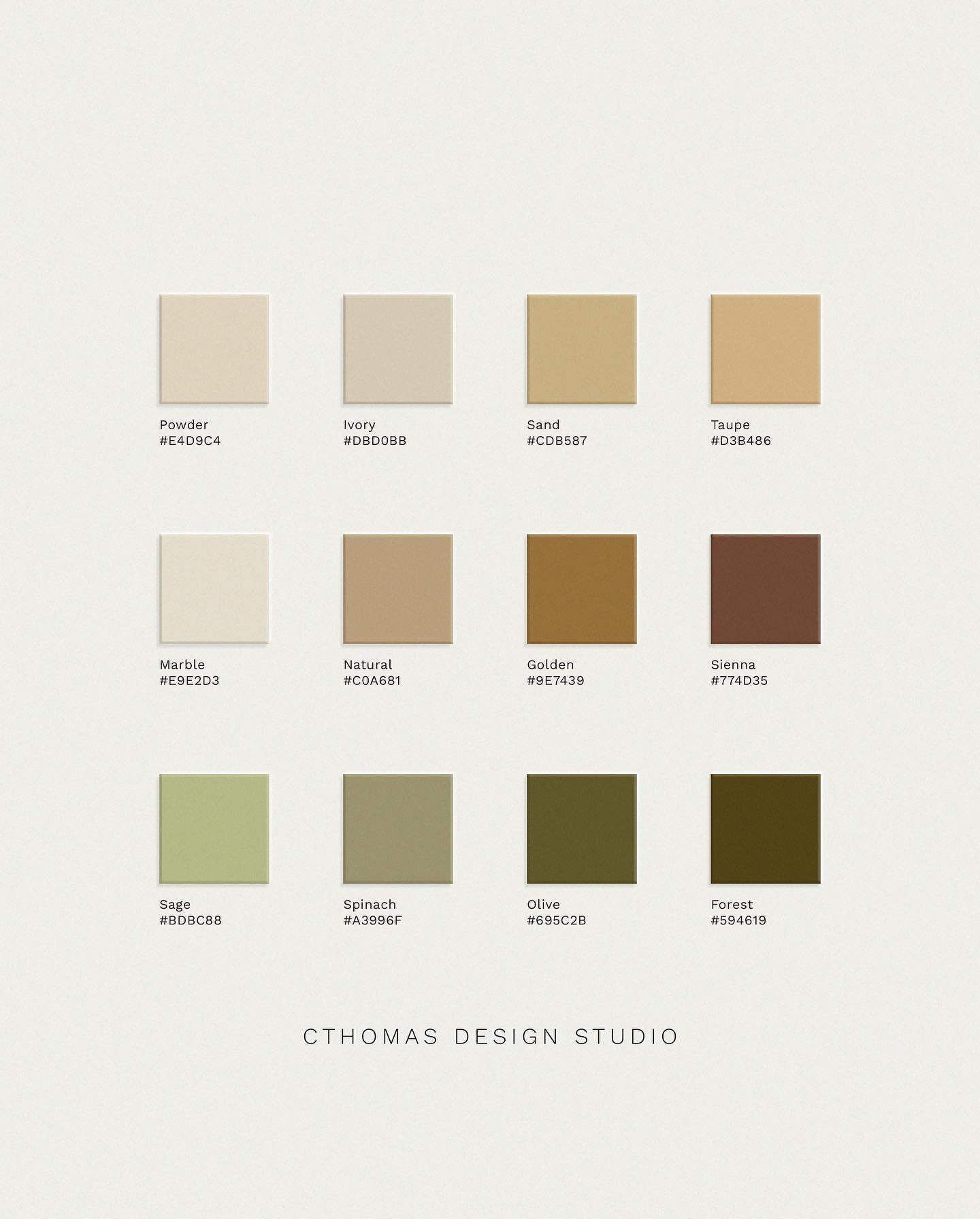 ✦ A brand isn't a brand without a colour palette. Sharing a few recent colour palettes we&rsquo;ve been working on lately - there&rsquo;s just something about a spring colour palette that sits right with me!

Which one is your favourite? 🌱

________