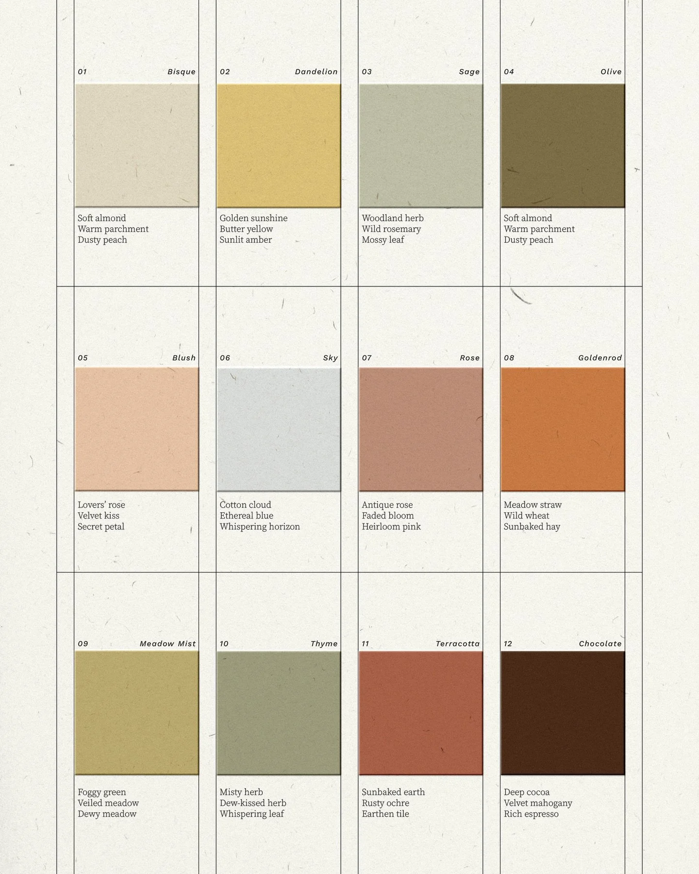 If a colour palette could sum up how we&rsquo;re feeling as a new season emerges, this would be it 🌱

Let me know what your favourites are in the comments 👇

#branding&nbsp;#brandstrategy&nbsp;#colorpsychology&nbsp;#visualidentity&nbsp;#branddesign