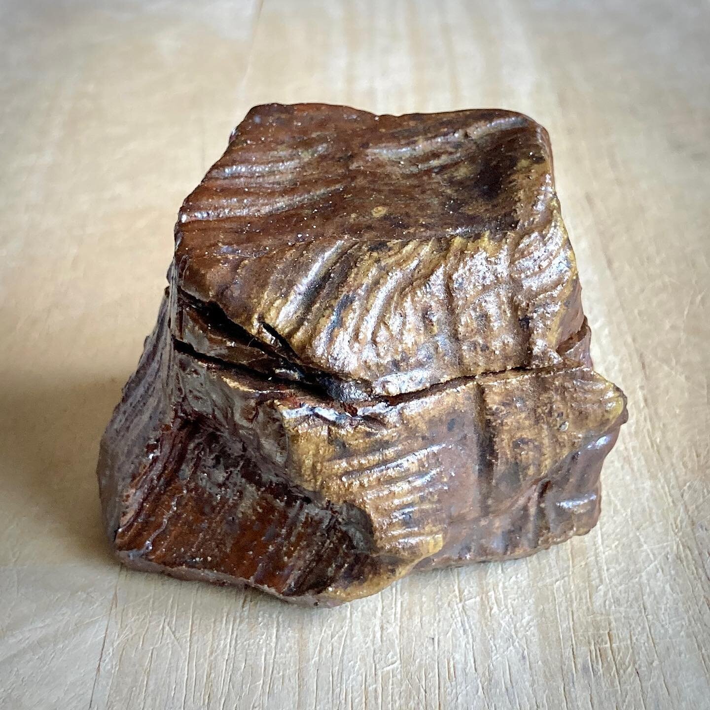 Good to see another one of these pieces, which have been in a two year bisque stasis, come to fruition.
.
This was the first little box I cut (flick through the photos to see it in the greenware state and the tools I used to cut it).
.
I was barefoot