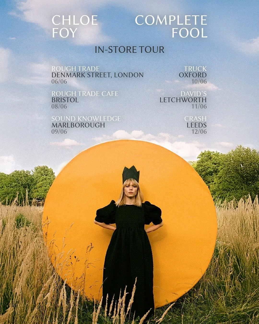 My FIRST EVER IN STORE TOUR. I cannae believe it. ⁠
⁠
I love record shops, I was brought up on vinyl, delicately cleaning the dust off to make sure my dad&rsquo;s collection stayed pristine. Therefore, I am truly excited to be heading out to these go