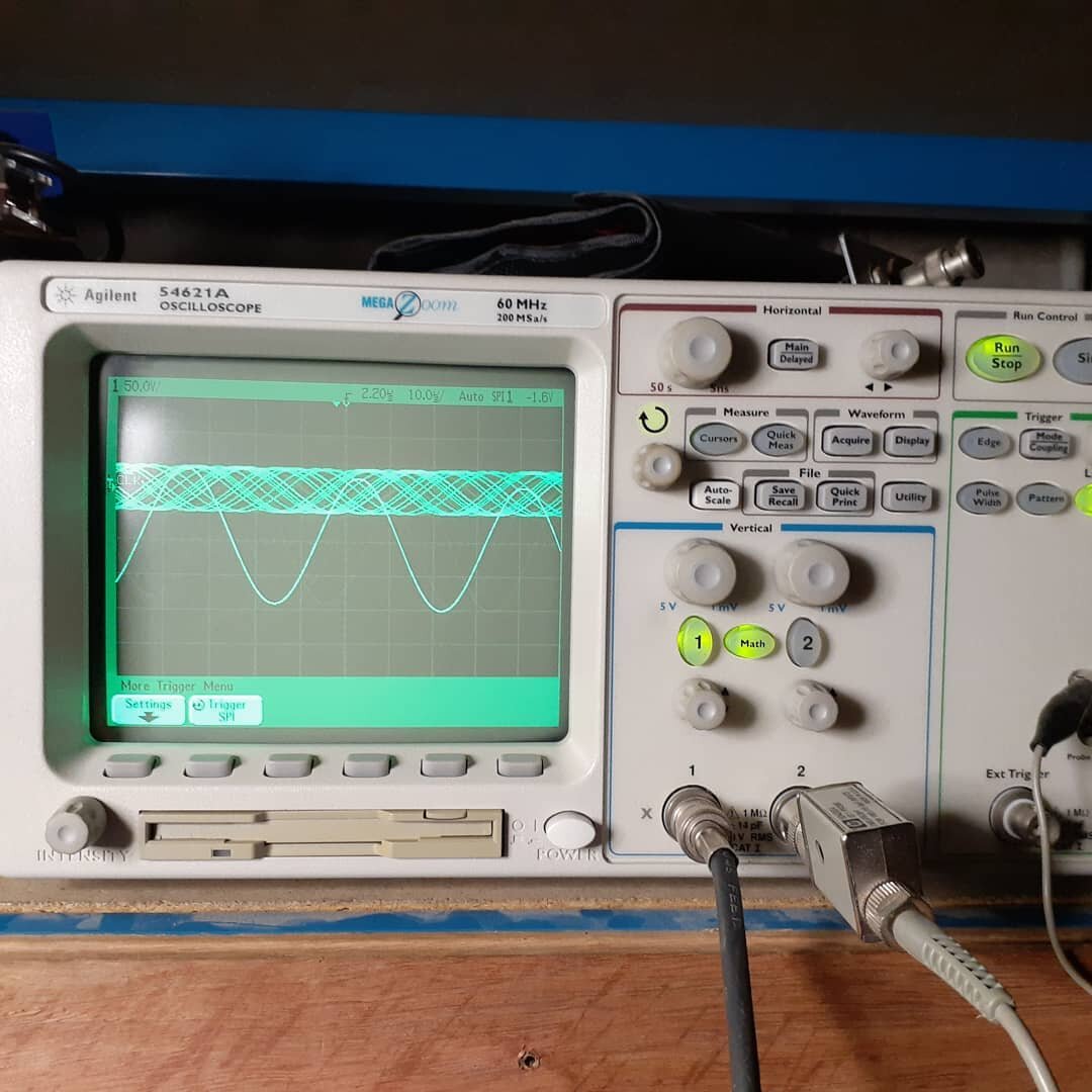 Our newest piece of kit #Agilent 84621A oscilloscope