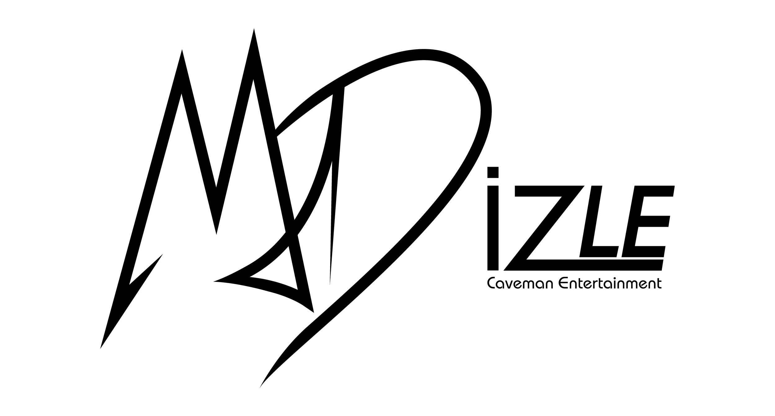 M Dizle publishing artist logo for Caveman Entertainment.