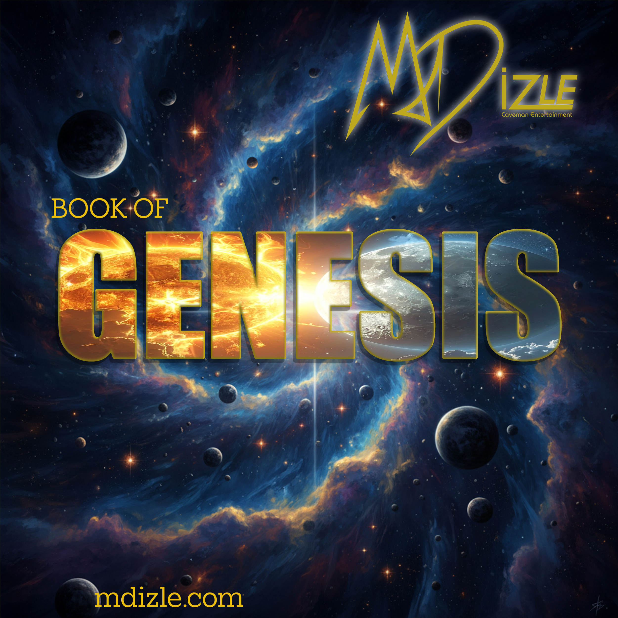 a poster of the album cover for Boof of Genesis.