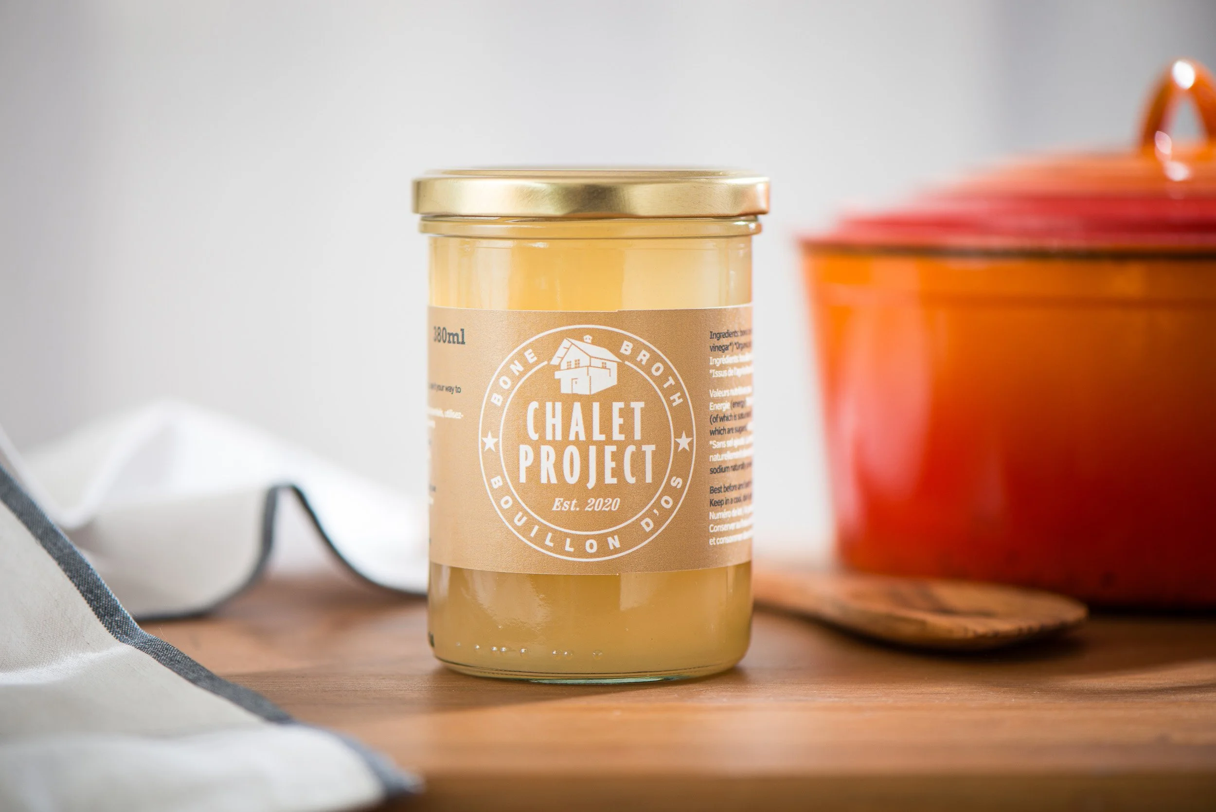 Chalet Project | Bouillon d'os basic avec casserole