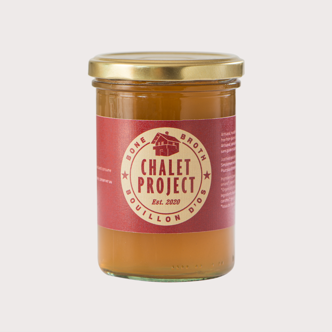 Bouillon d'os de boeuf bio (dès 4 bocaux de 380ml)