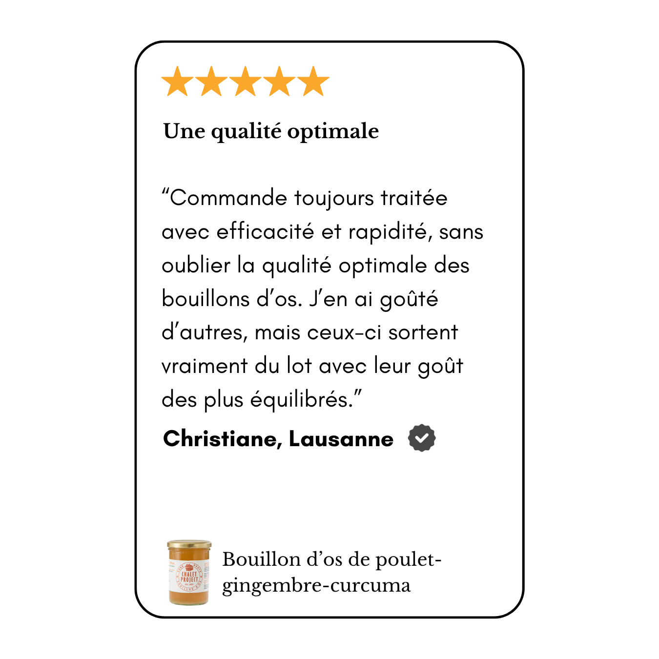 revue 5 étoiles, une qualité optimale