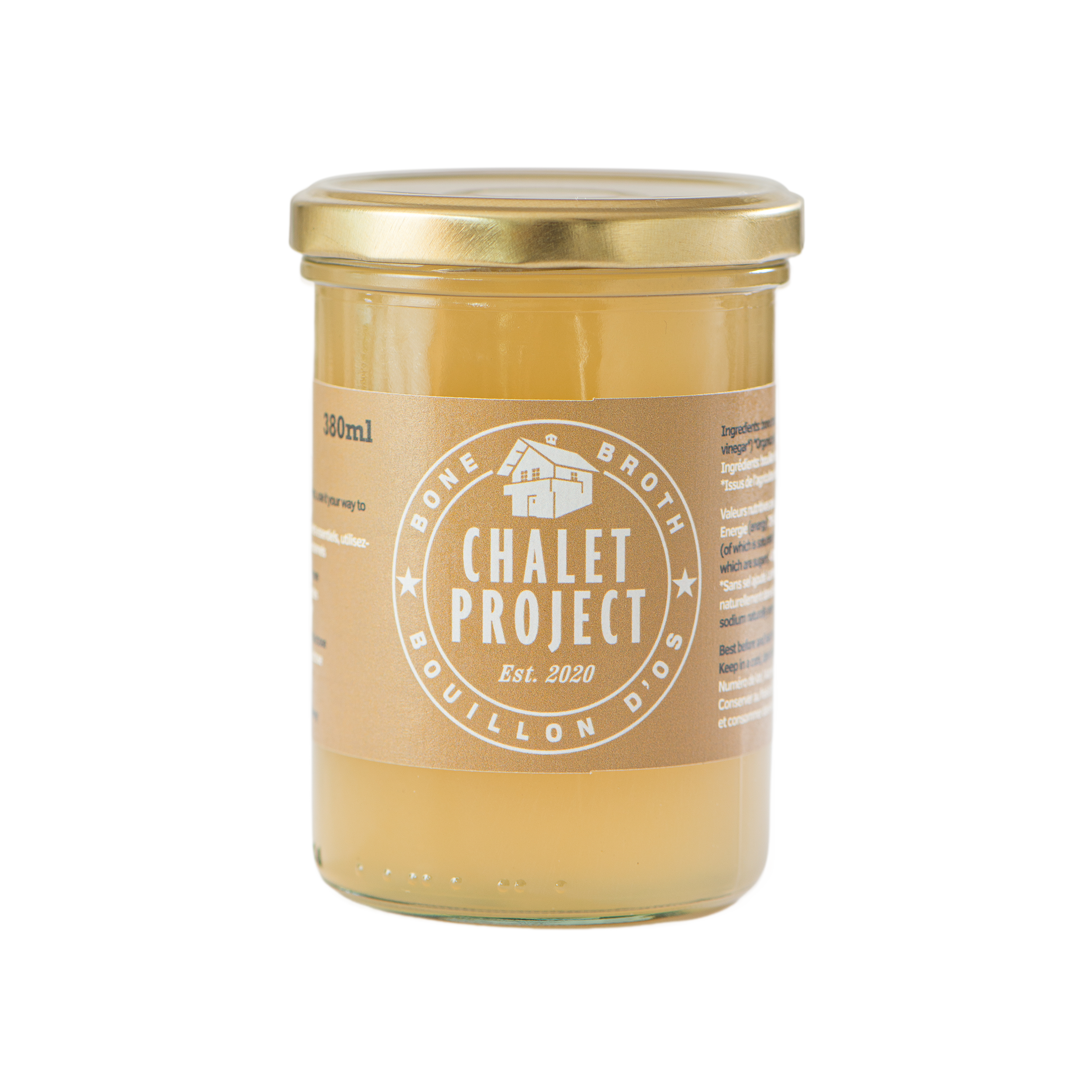 Bouillon d'os de poulet bio Basic (dès 4 bocaux de 380ml)