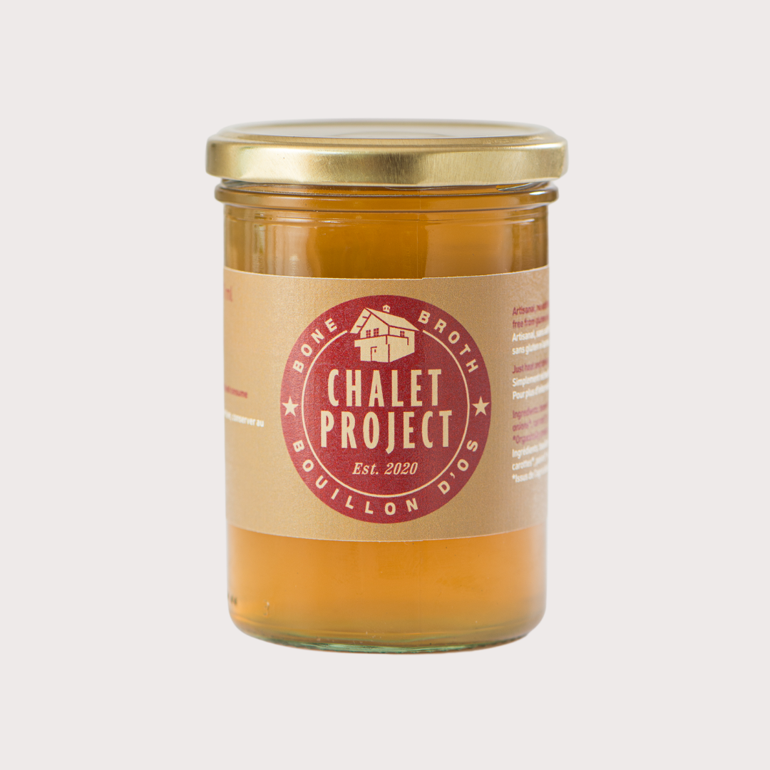 Bouillon d'os de poulet bio (dès 4 bocaux de 380ml)