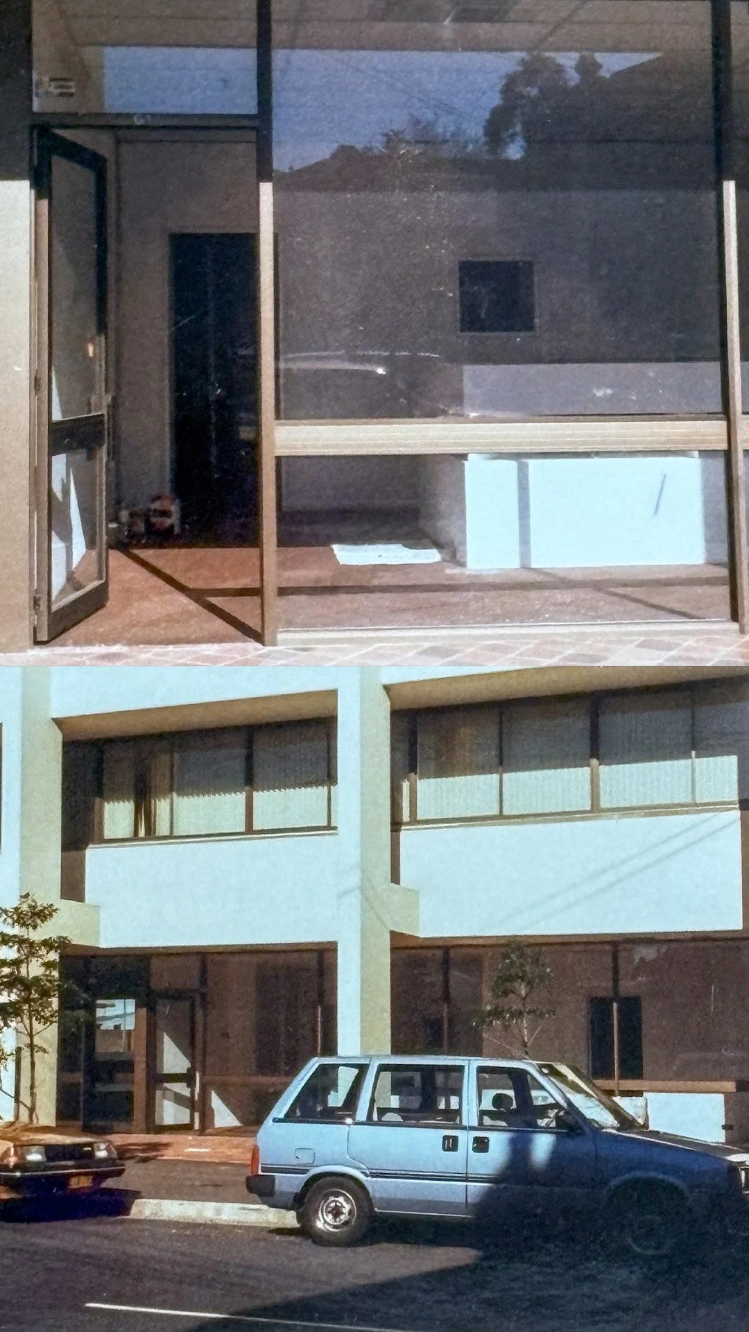 This 7-seater Nissan Prairie and a Toyota Corolla station wagon had enough space for home deliveries. Traveling as far as Adelaide by car.