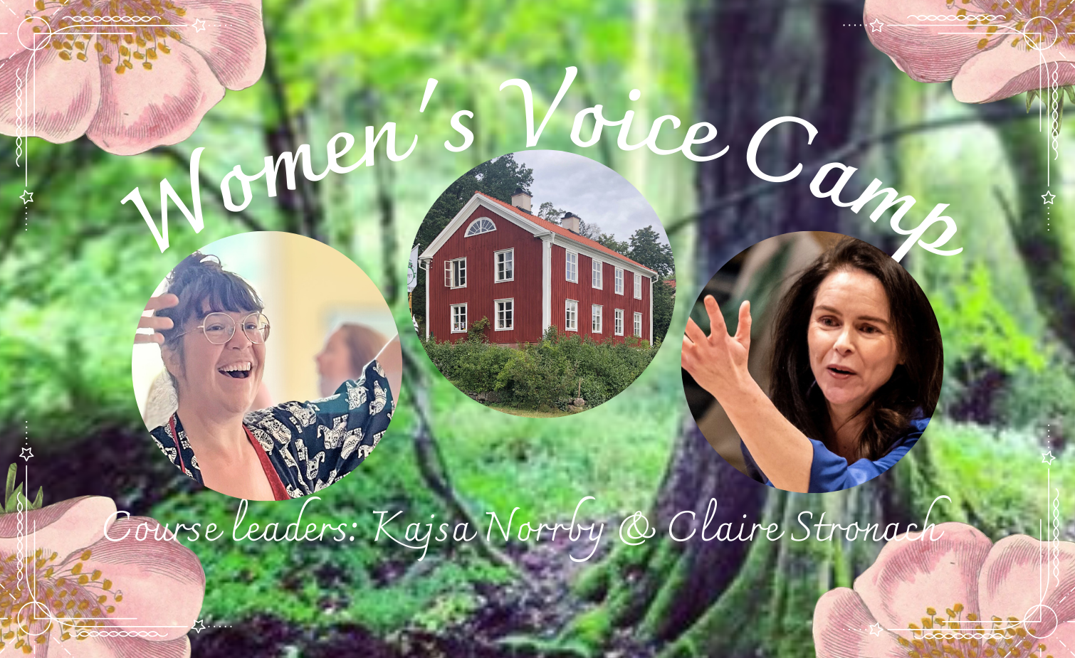 WOMEN VOICE CAMP - SÅNG &amp; SYSTERSKAP 30 juii - 2 aug 2026 