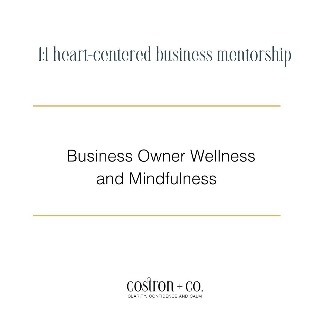 Prioritizing mindfulness and wellness for business owners is a strategic necessity that is far too often overlooked. That is why we build it into the business plan instead of treating it as something separate. 

If you&rsquo;re an entrepreneur, you p